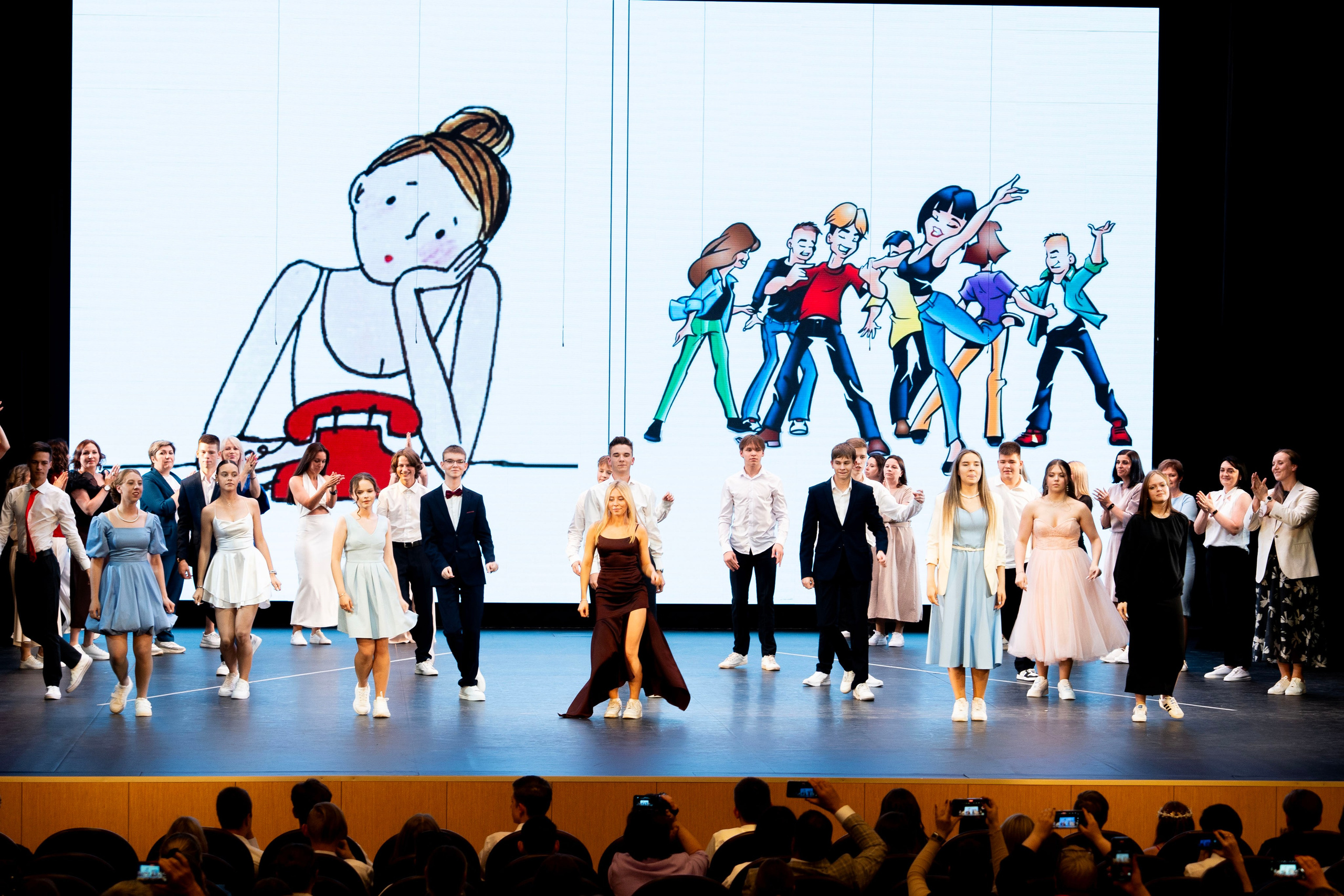 Выдача аттестатов 9 классы. Фотограф Юлия Попова