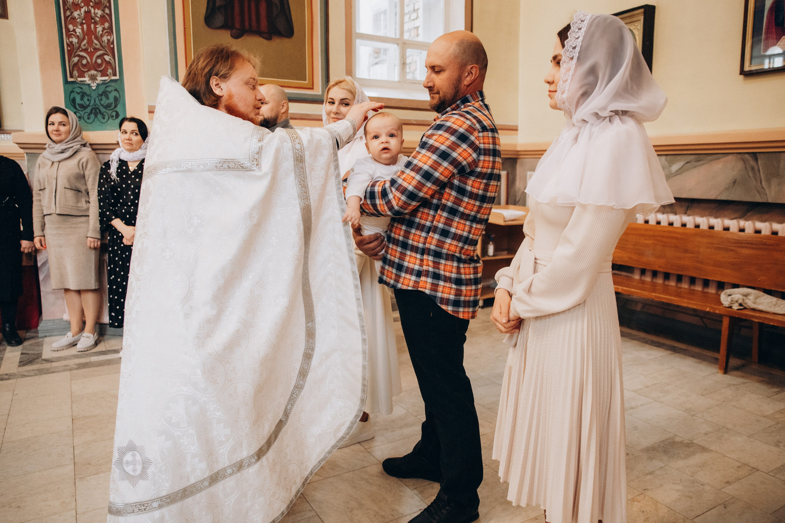 Крещение Андрея. Семейный фотограф документалист в Пензе Лопатинская Татья