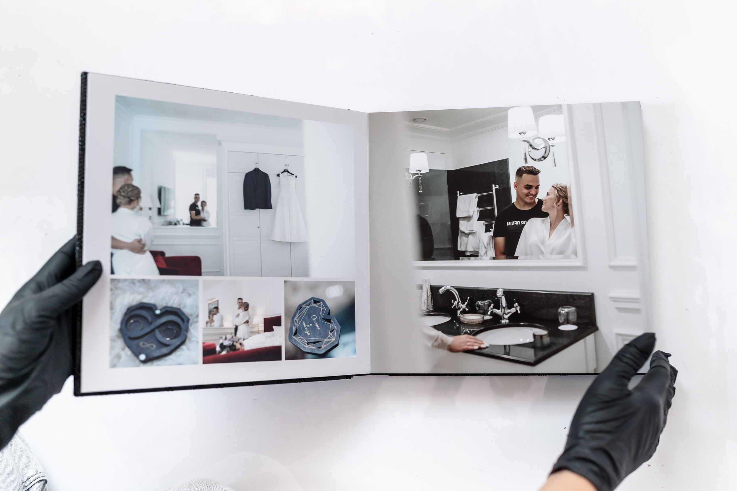 Кожзам, змеином переплете. Свадебная книга 25*25см. Фотограф Котова Валентина