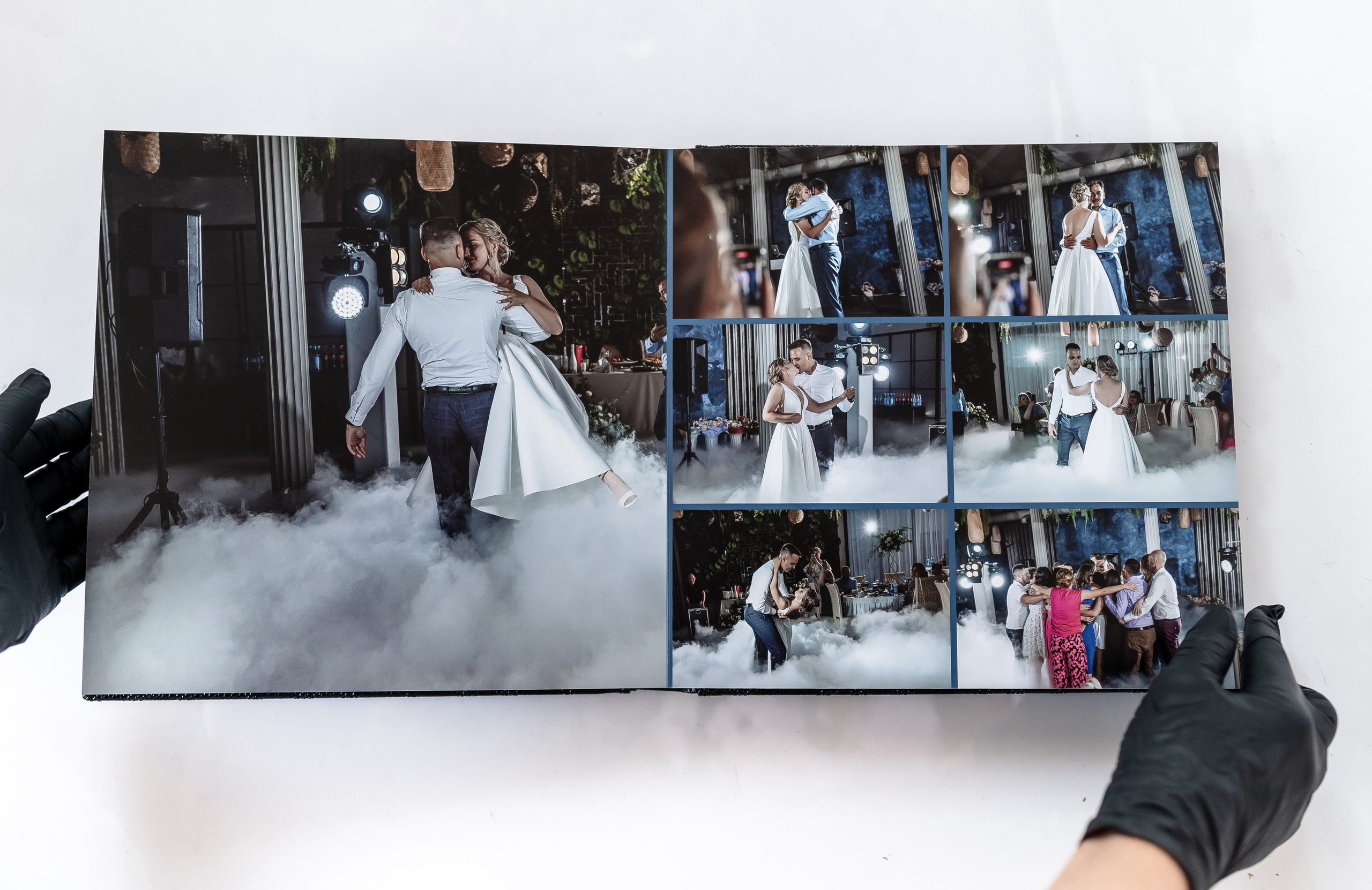 Кожзам, змеином переплете. Свадебная книга 25*25см. Фотограф Котова Валентина