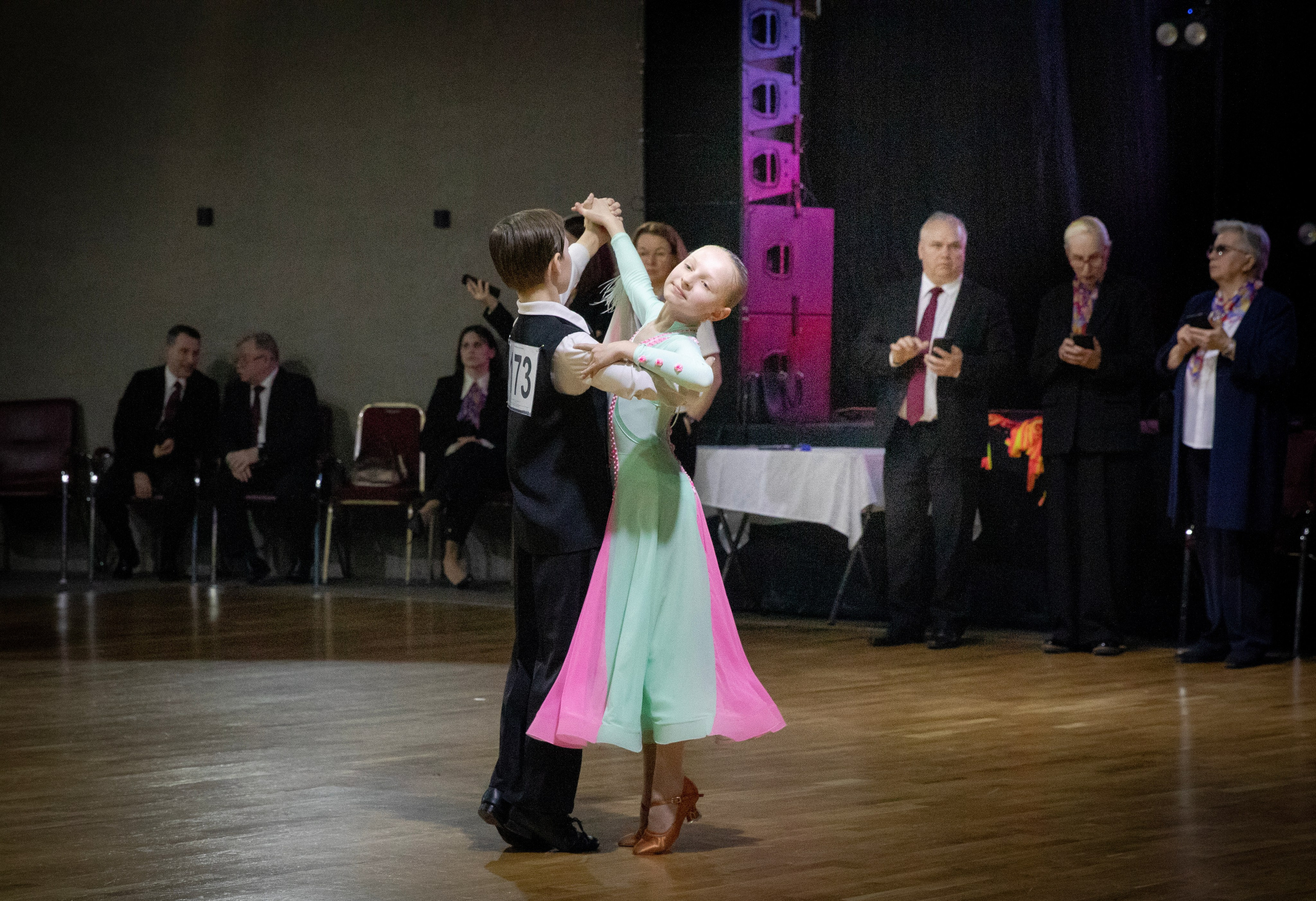 Бальные танцы, соревнования. Фотограф Анна Невская