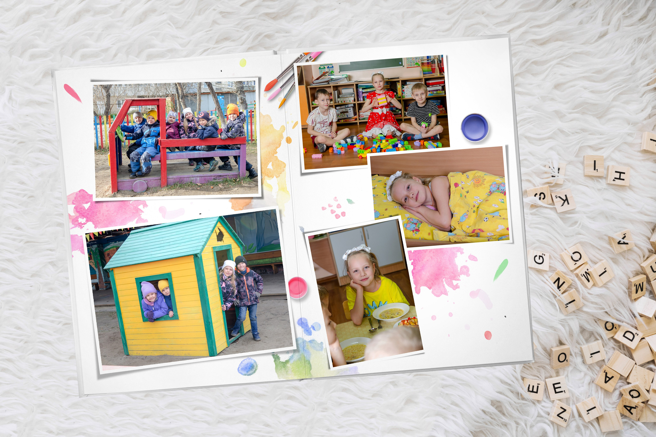 НАШИ РАБОТЫ — ДЕТСКИЙ САД. Фотограф в Шелехове, лучшие выпускные альбомы в Шелехове