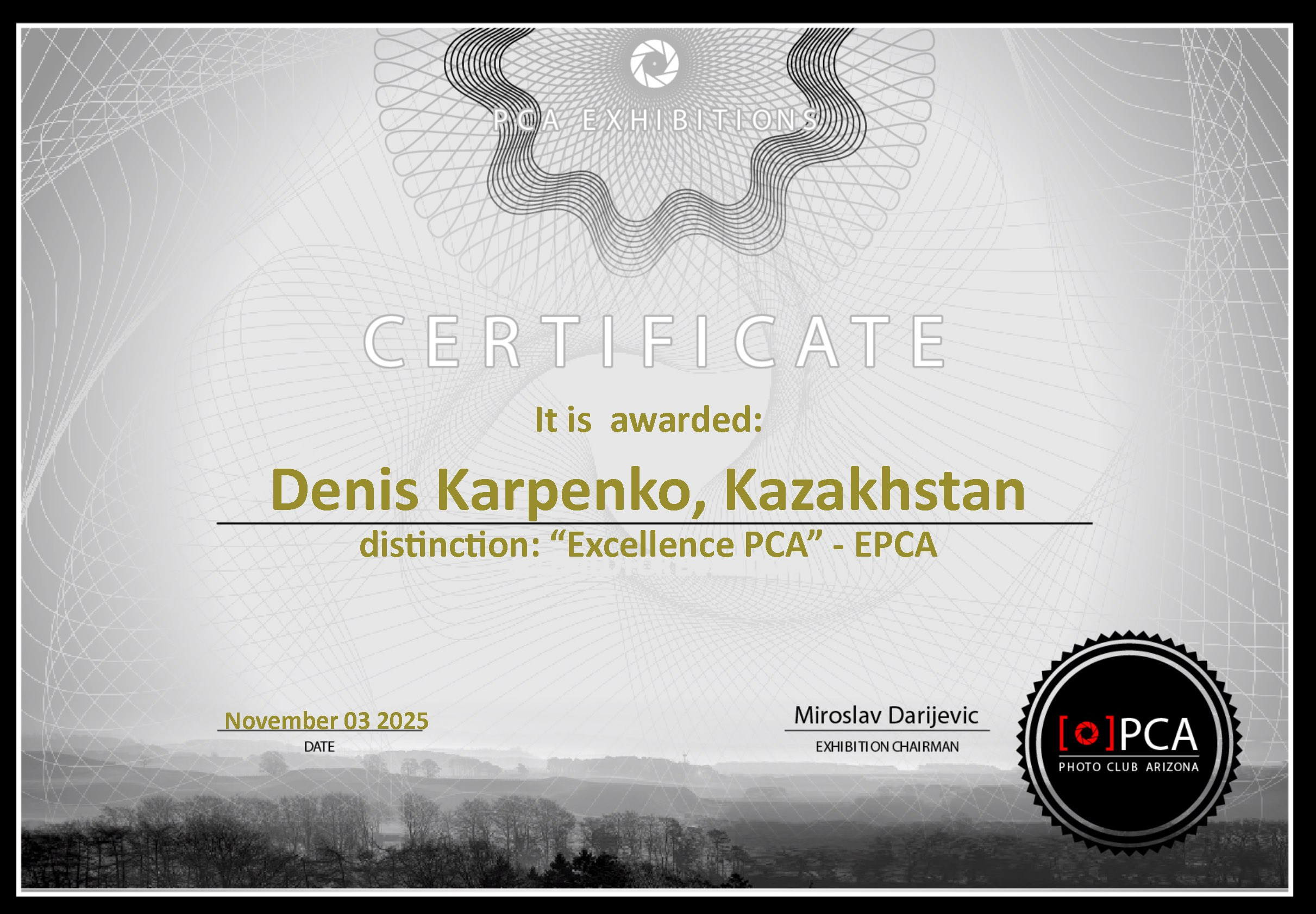 Достижения и дипломы. Сайт Алматинского НЮ АРТ, будуар и фэшн фотографа Дениса Карпенко