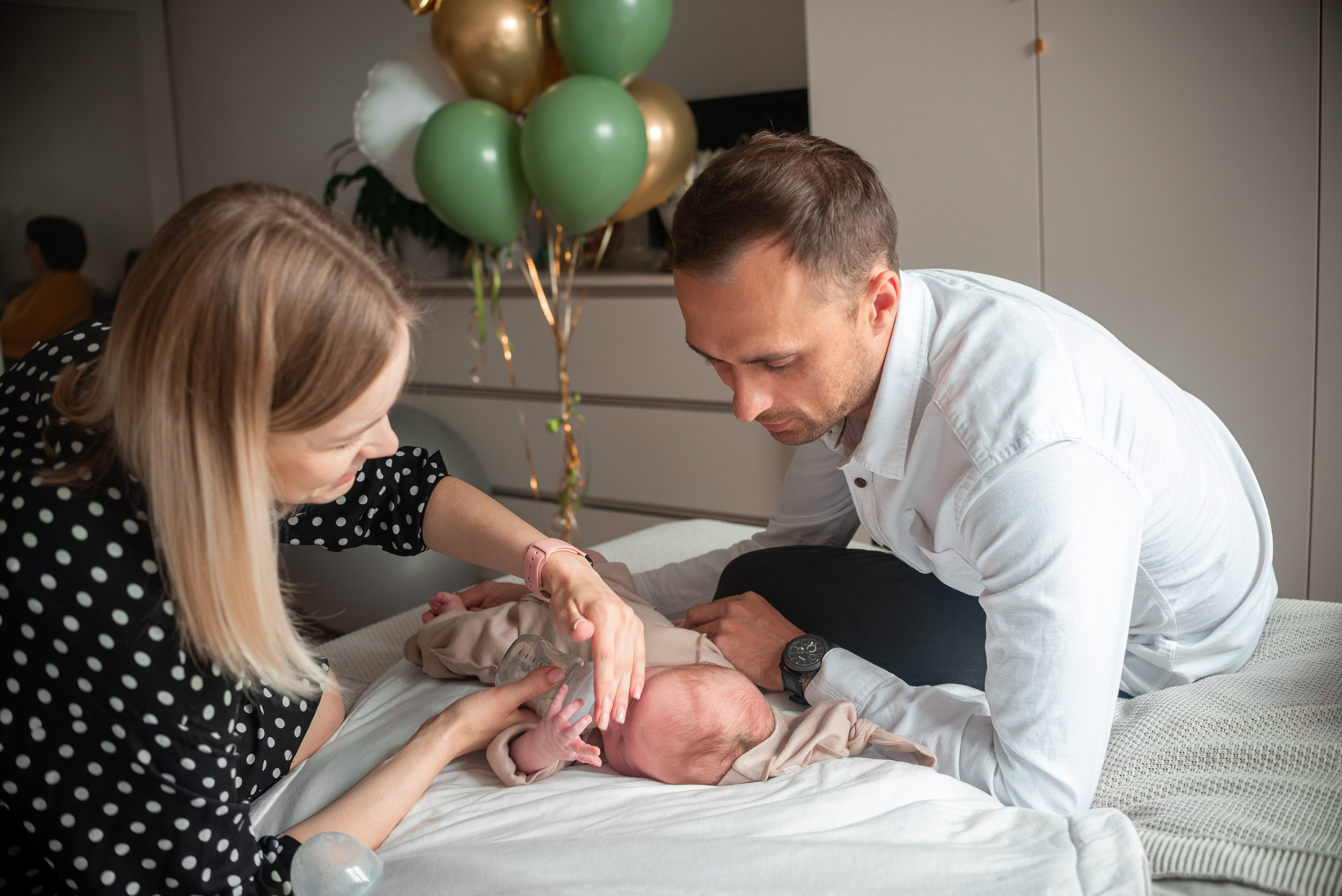 Выписка Константина 2РД. Семейный фотограф на выписку из роддома и крещение Минск Настя Гришук