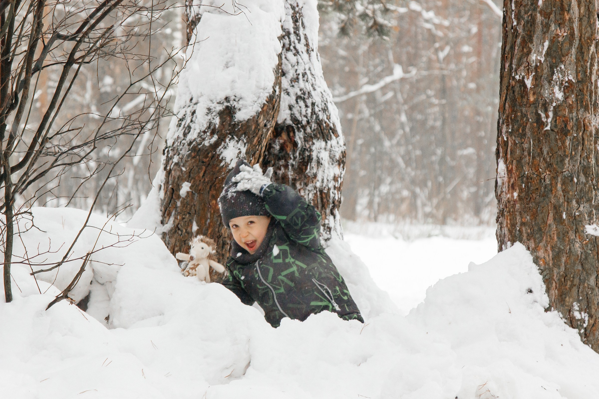 Зимняя прогулка. Репортажный и семейный фотограф в Москве
