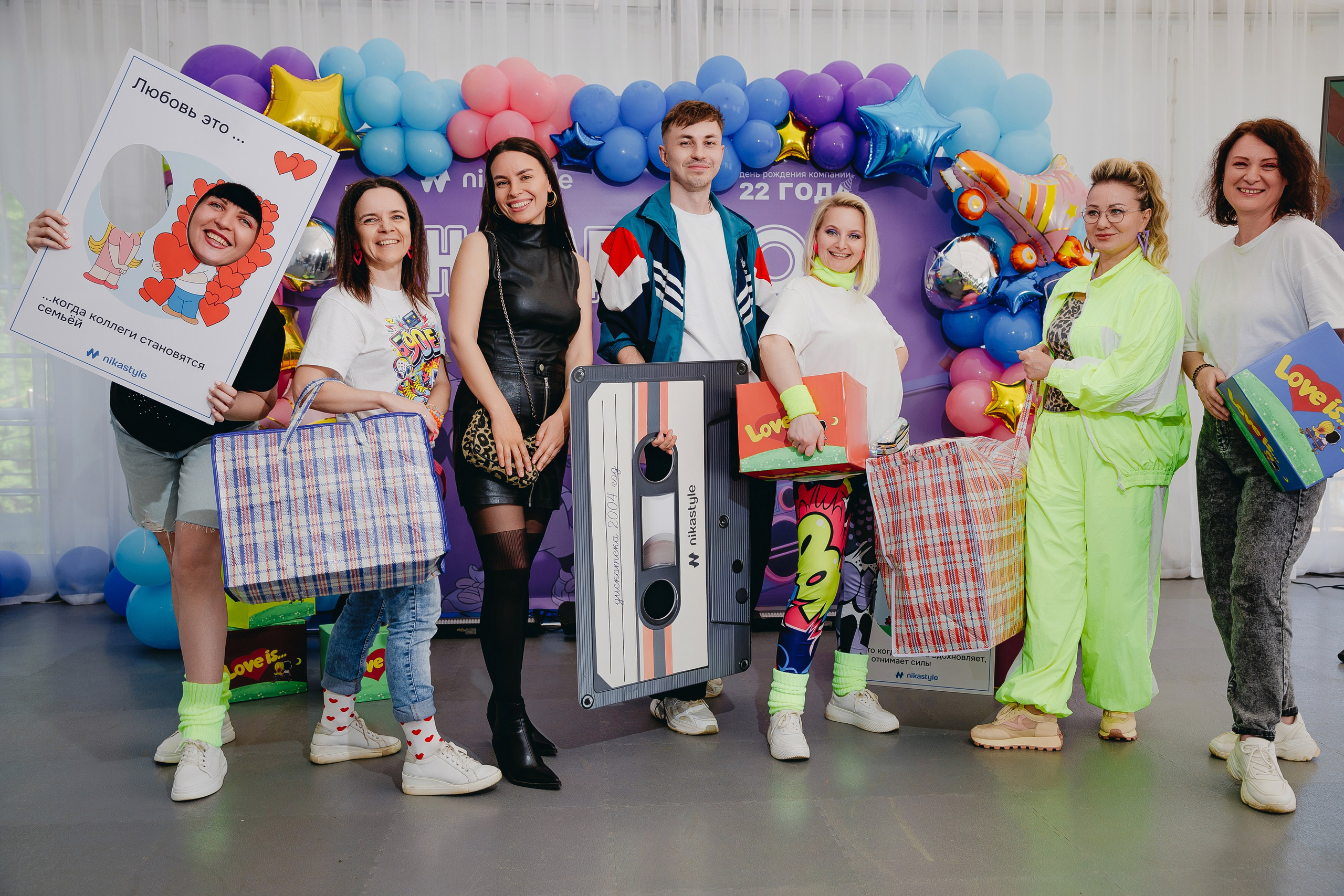 NikaStyle 22 года: назад в 90-Е (team building). Свадебный фотограф во Владимире Евгений Топаз