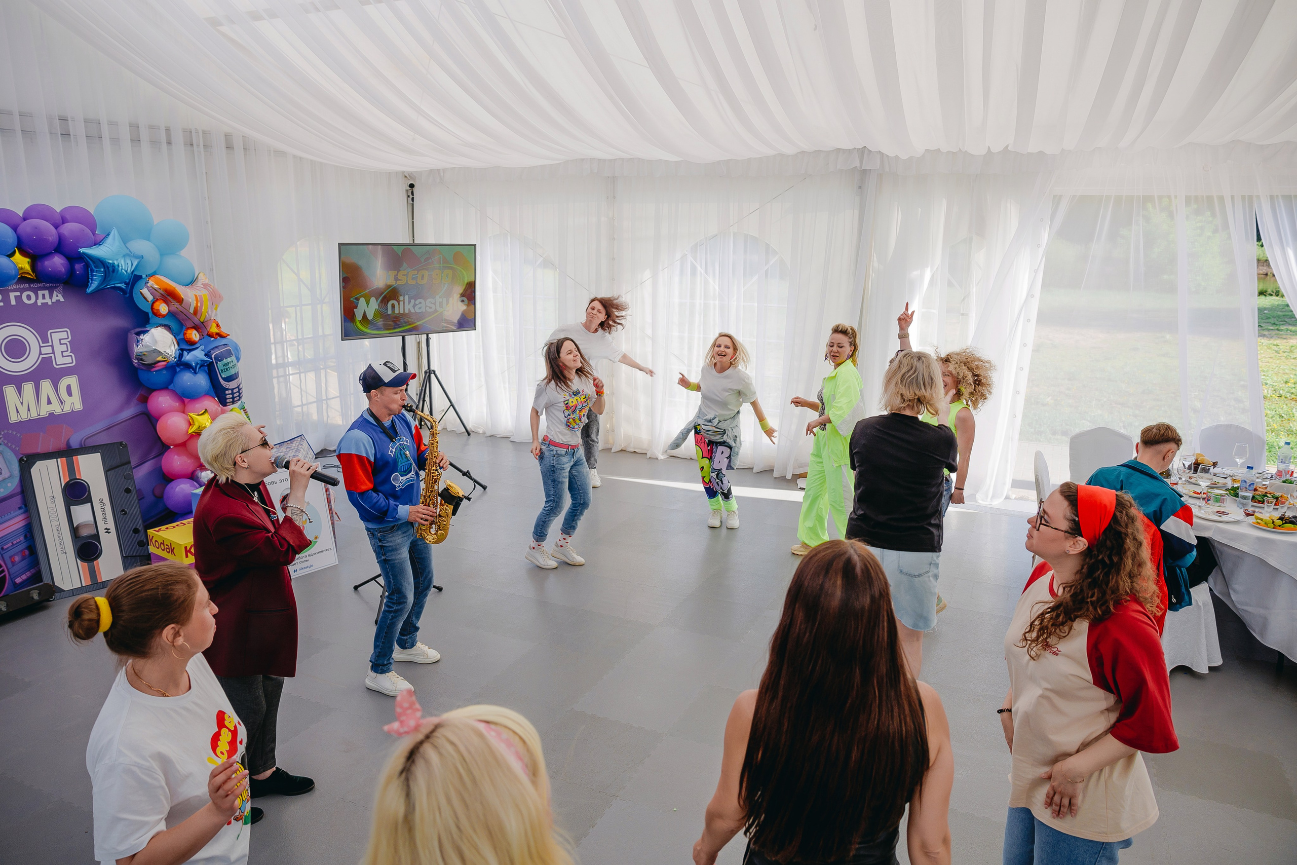 NikaStyle 22 года: назад в 90-Е (team building). Свадебный фотограф во Владимире Евгений Топаз