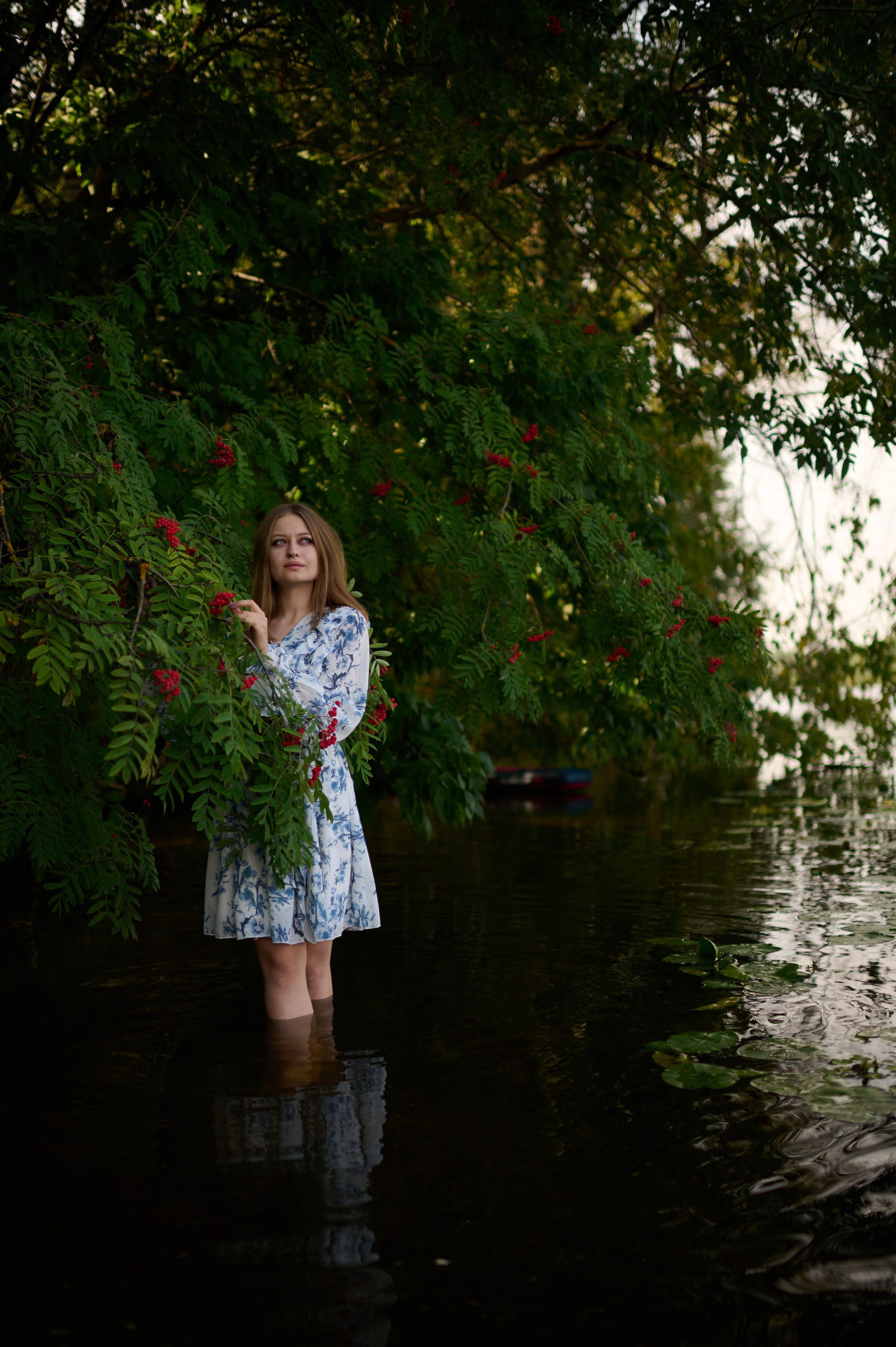 Маша. Фотосъемки на сапах, Москва. Сплавы на сапах