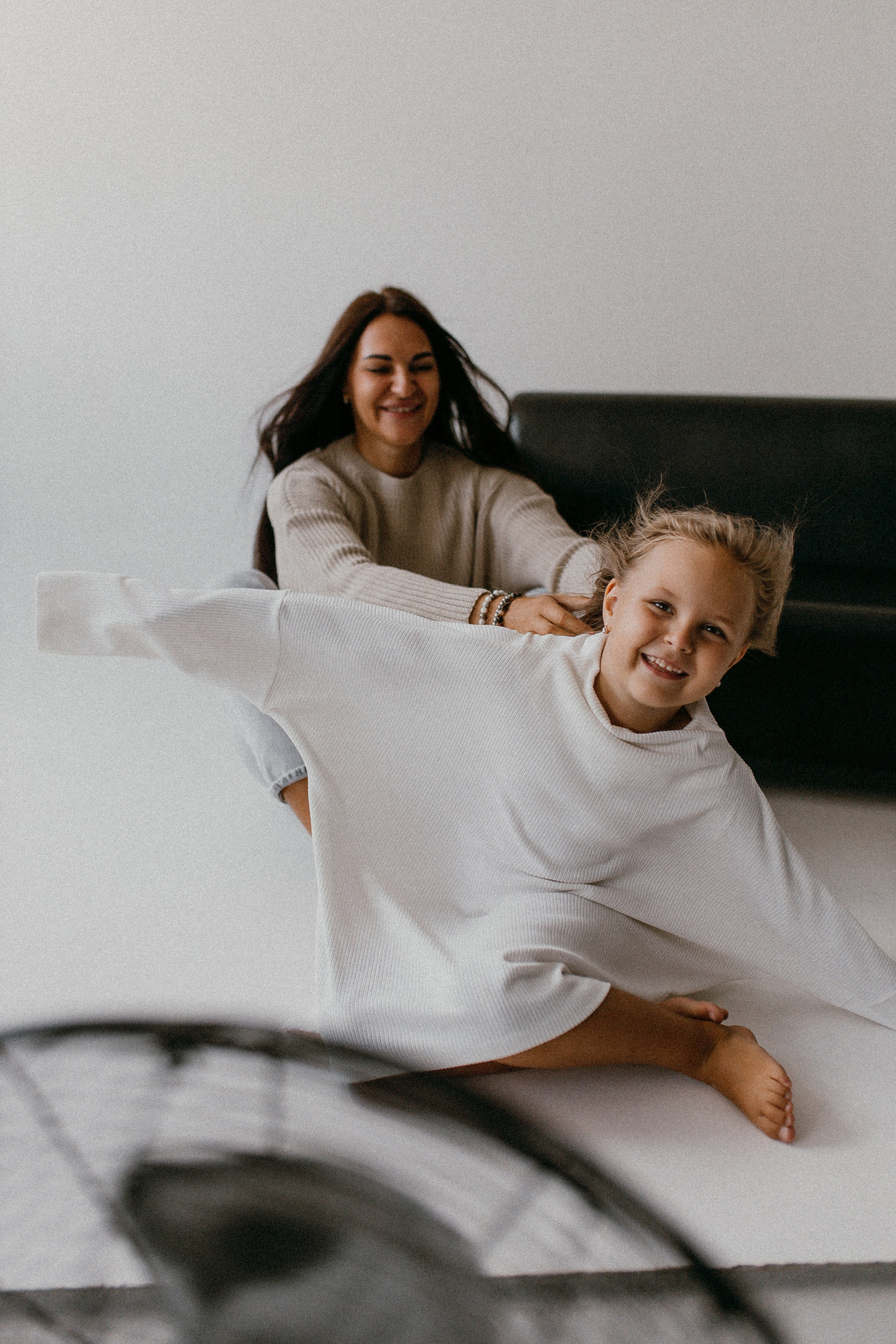 Есения и мама. Семейный фотограф Губкин/Старый Оскол