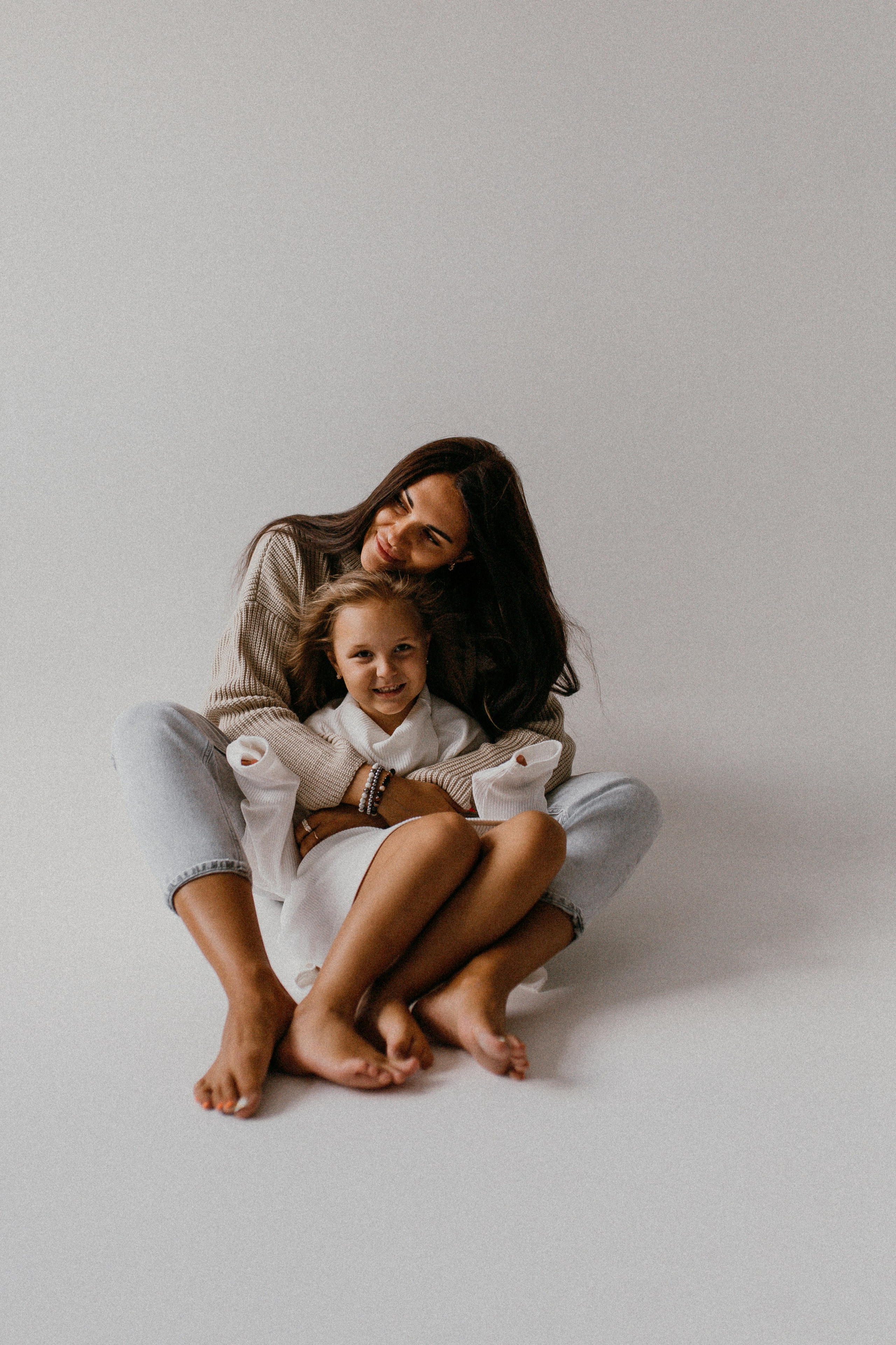 Есения и мама. Семейный фотограф Губкин/Старый Оскол