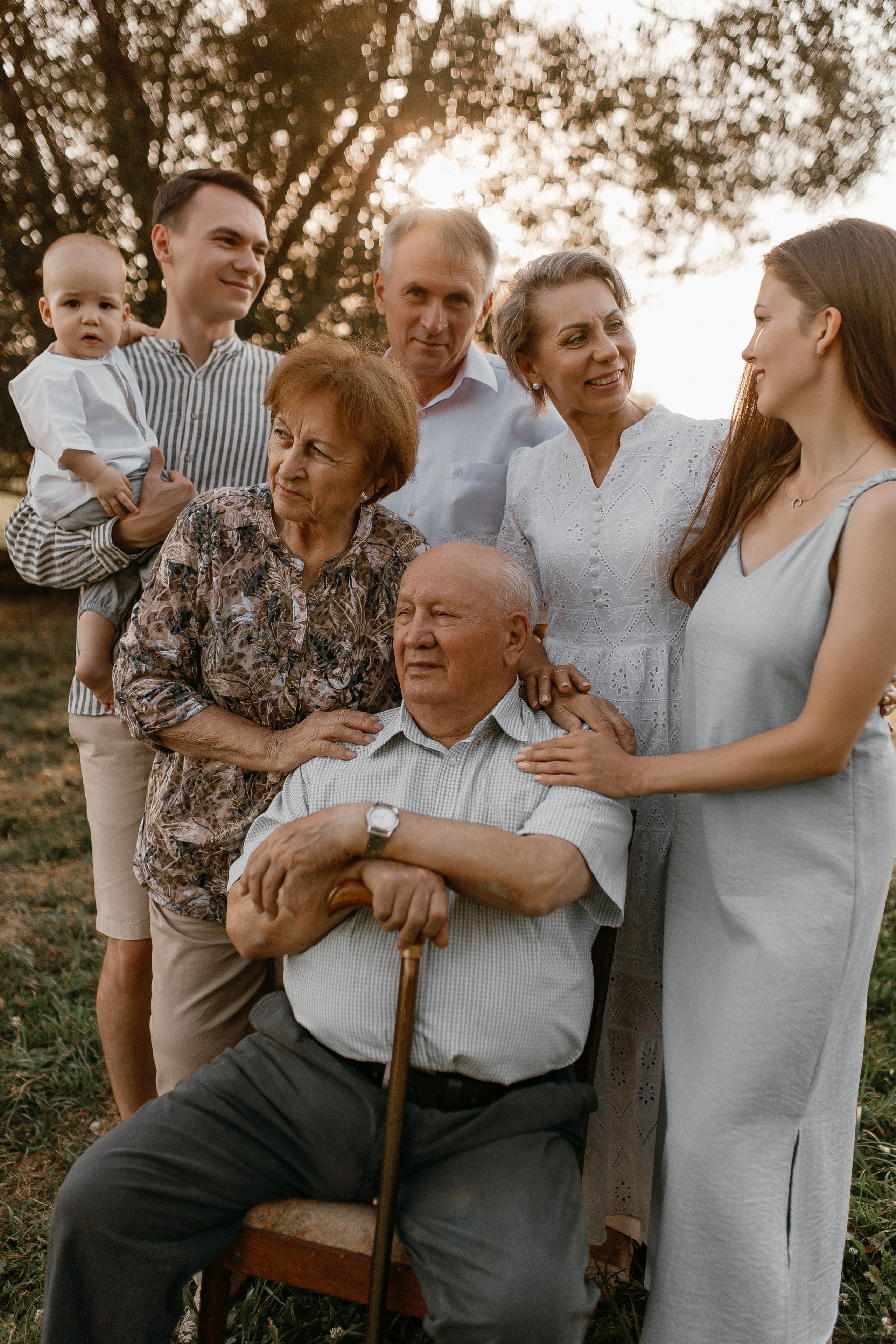 4 поколения. Семейный фотограф Губкин/Старый Оскол