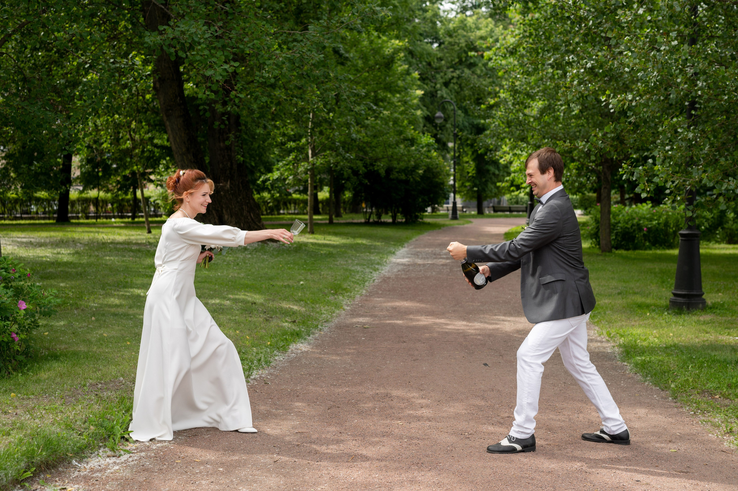 Юля и Даниил (свадебная фотосессия в Парке Победы и у Инженерного замка). Портретный, семейный и свадебный фотограф в Санкт-Петербурге и в Пушкине Ширяев Денис