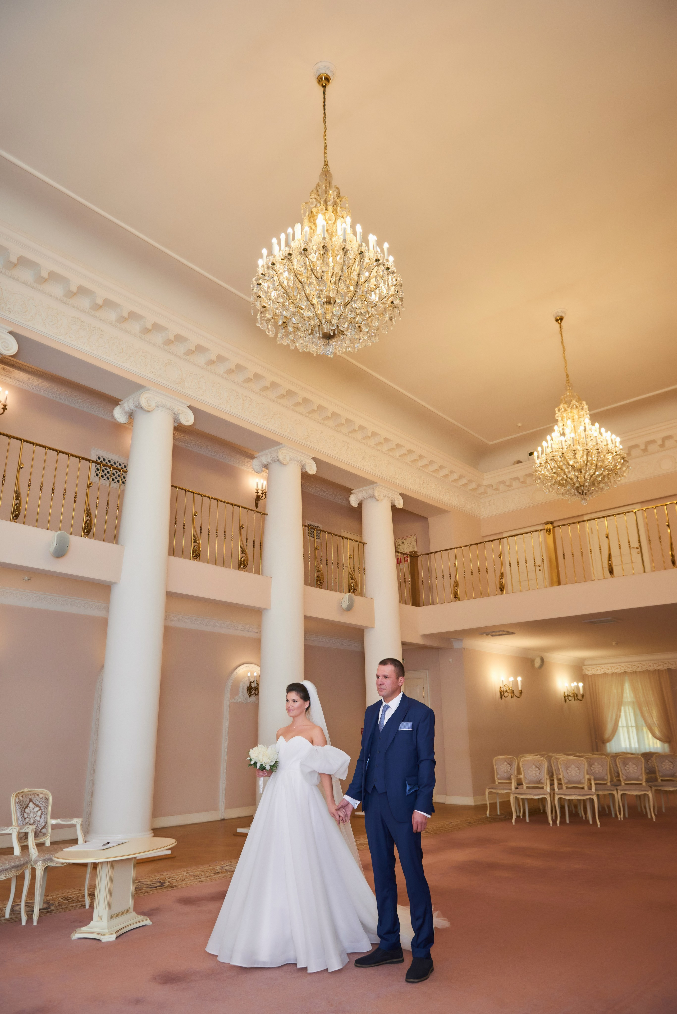 Осенняя свадебная прогулка в Екатерининском парке в Пушкине. Портретный, семейный и свадебный фотограф в Санкт-Петербурге и в Пушкине Ширяев Денис