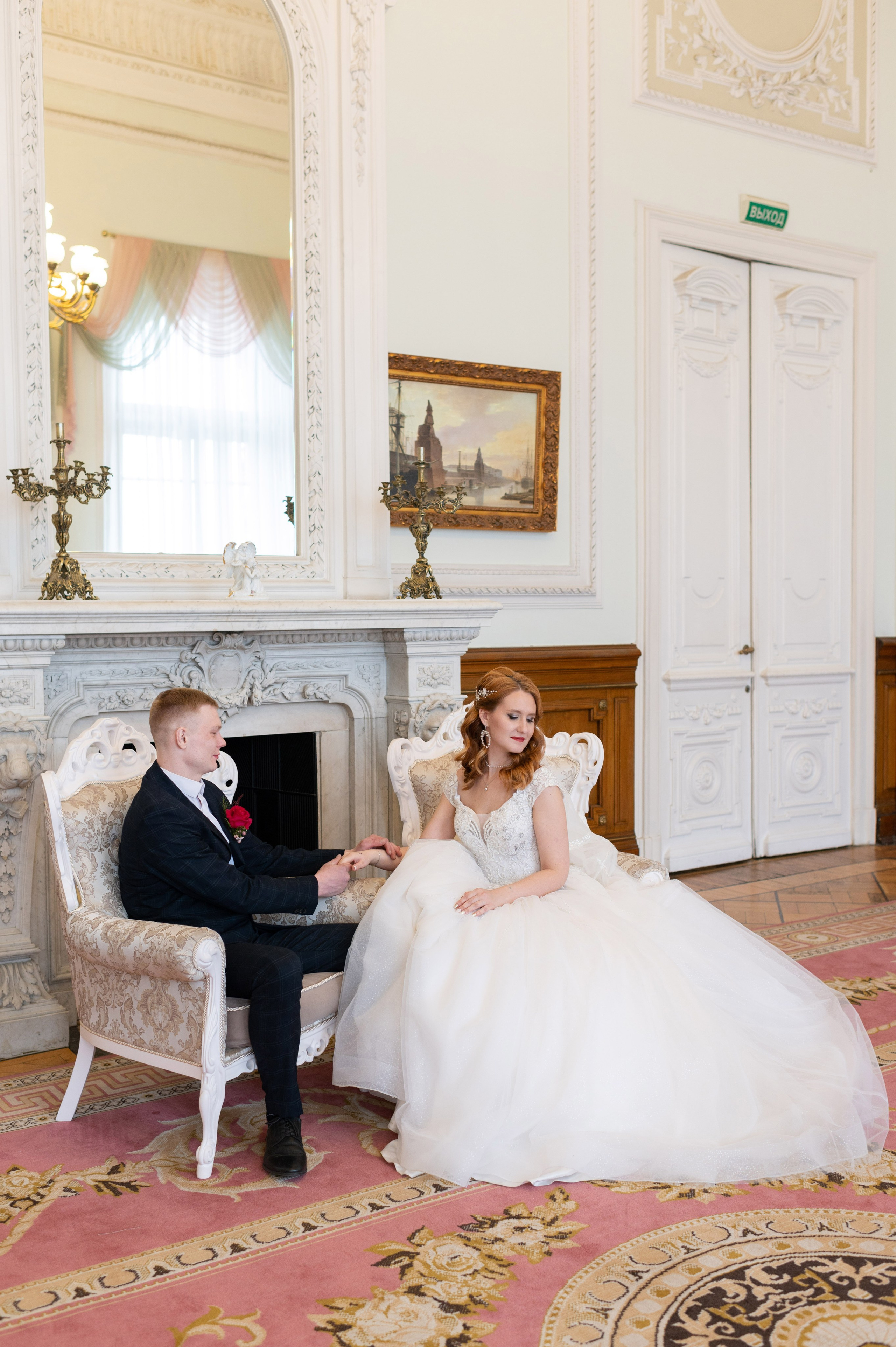Екатерина и Алексей (свадебная фотосессия в Эрмитаже и Первом Дворце Бракосочетания на Английской набережной 28). Портретный, семейный и свадебный фотограф в Санкт-Петербурге и в Пушкине Ширяев Денис