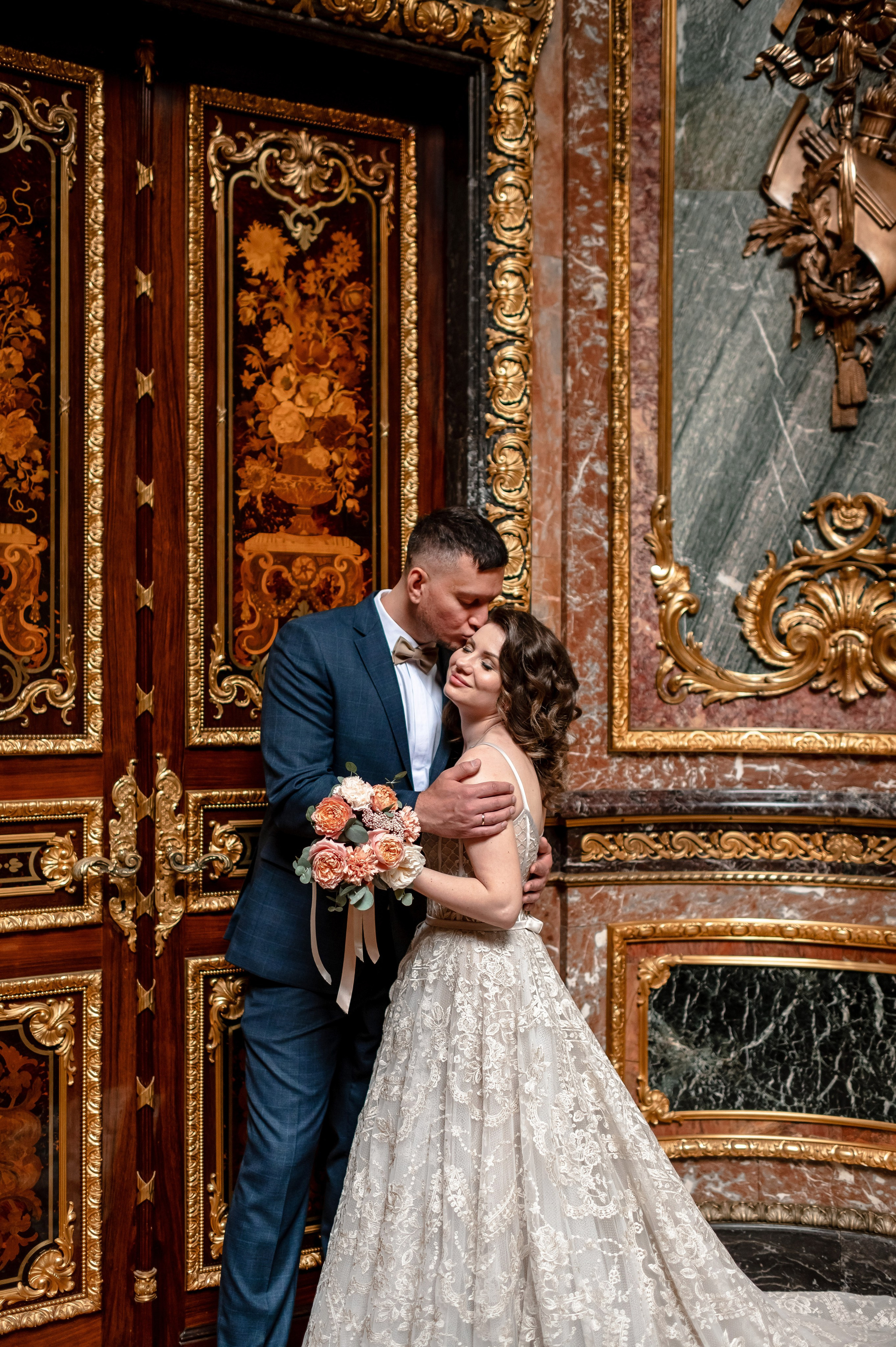 Елена и Дмитрий (свадебная фотосессия в Доме Архитектора — особняке Половцова). Портретный, семейный и свадебный фотограф в Санкт-Петербурге и в Пушкине Ширяев Денис