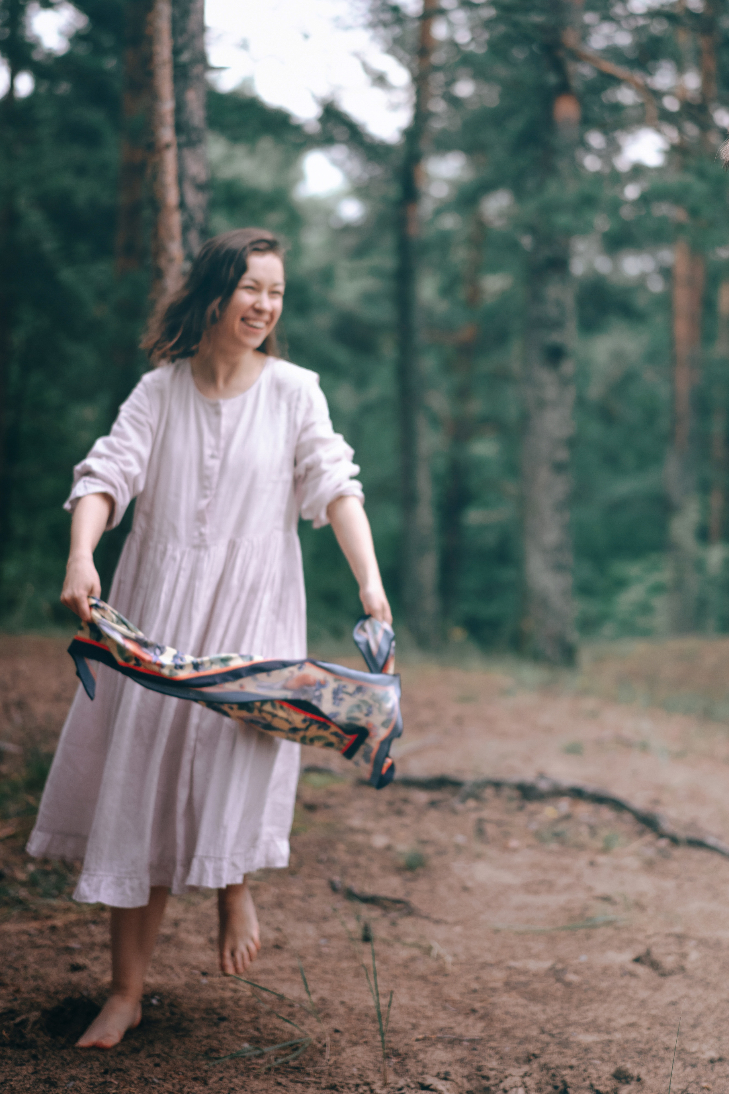 Для бренда Tenka Blichok в лесу. Фотограф в Санкт-Петербурге Батурина Елена