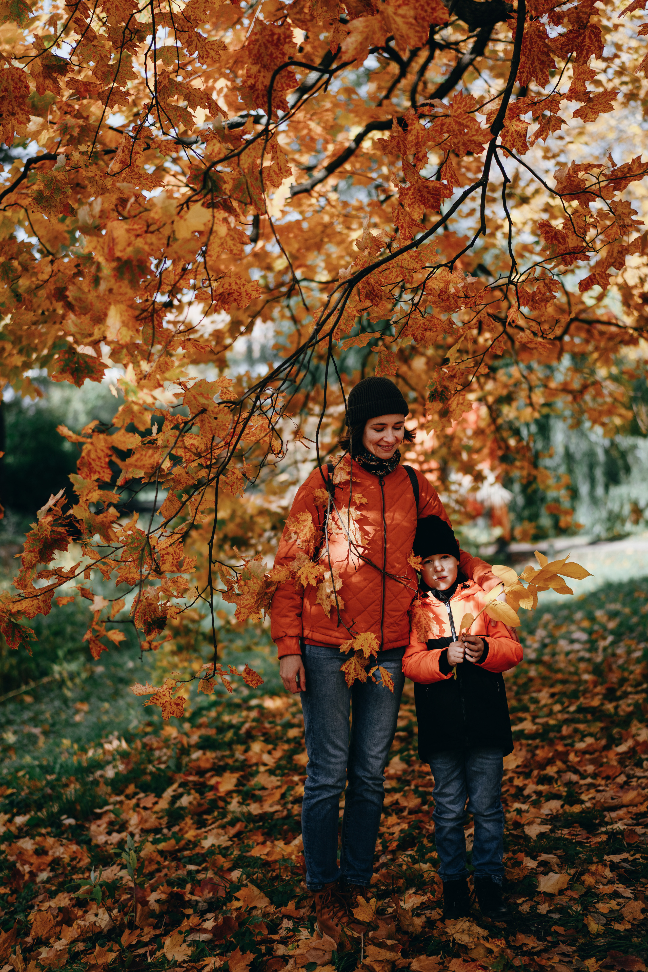 Аня, Стёпа и осень. Фотограф в Санкт-Петербурге Батурина Елена
