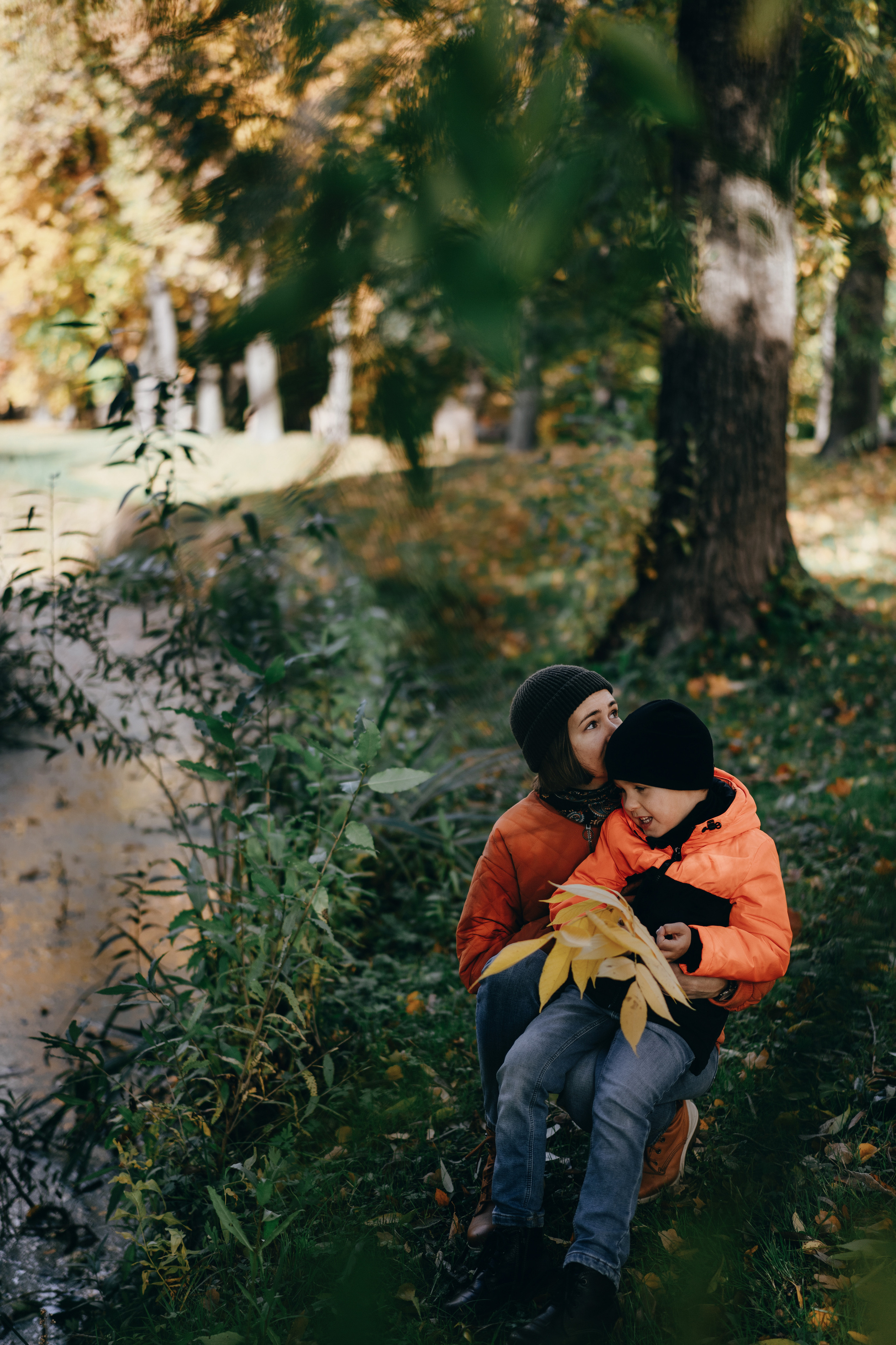 Аня, Стёпа и осень. Фотограф в Санкт-Петербурге Батурина Елена