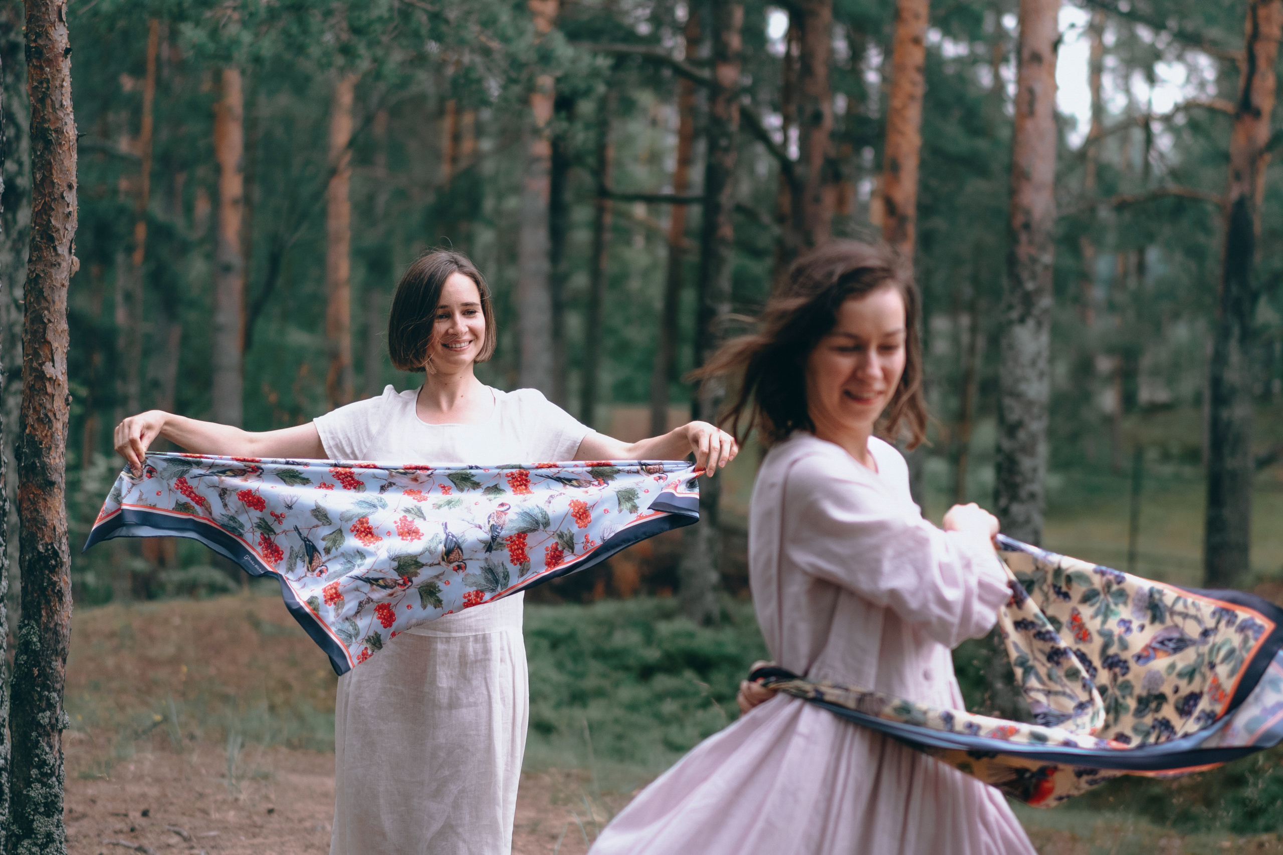 Для бренда Tenka Blichok в лесу. Фотограф в Санкт-Петербурге Батурина Елена