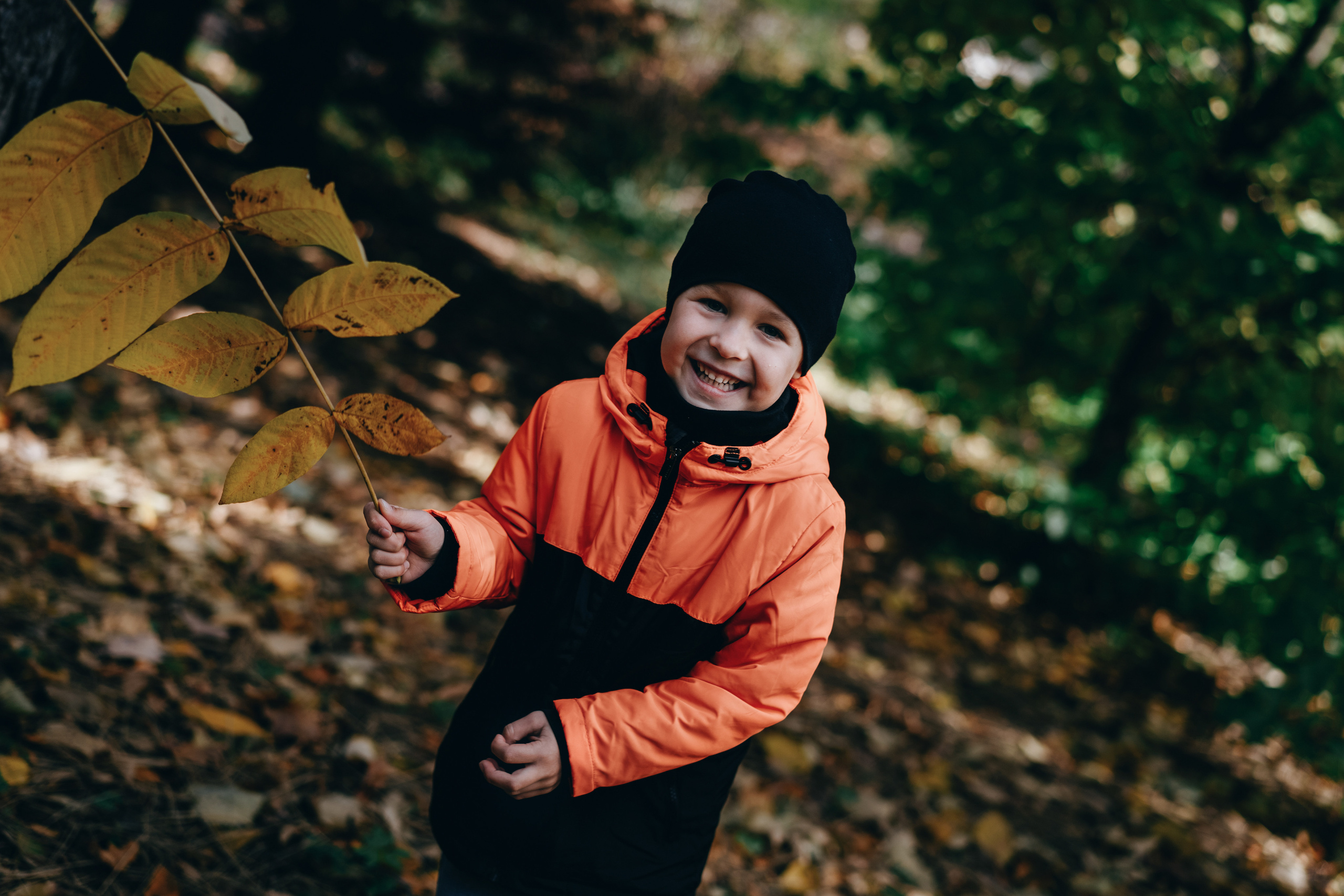 Аня, Стёпа и осень. Фотограф в Санкт-Петербурге Батурина Елена
