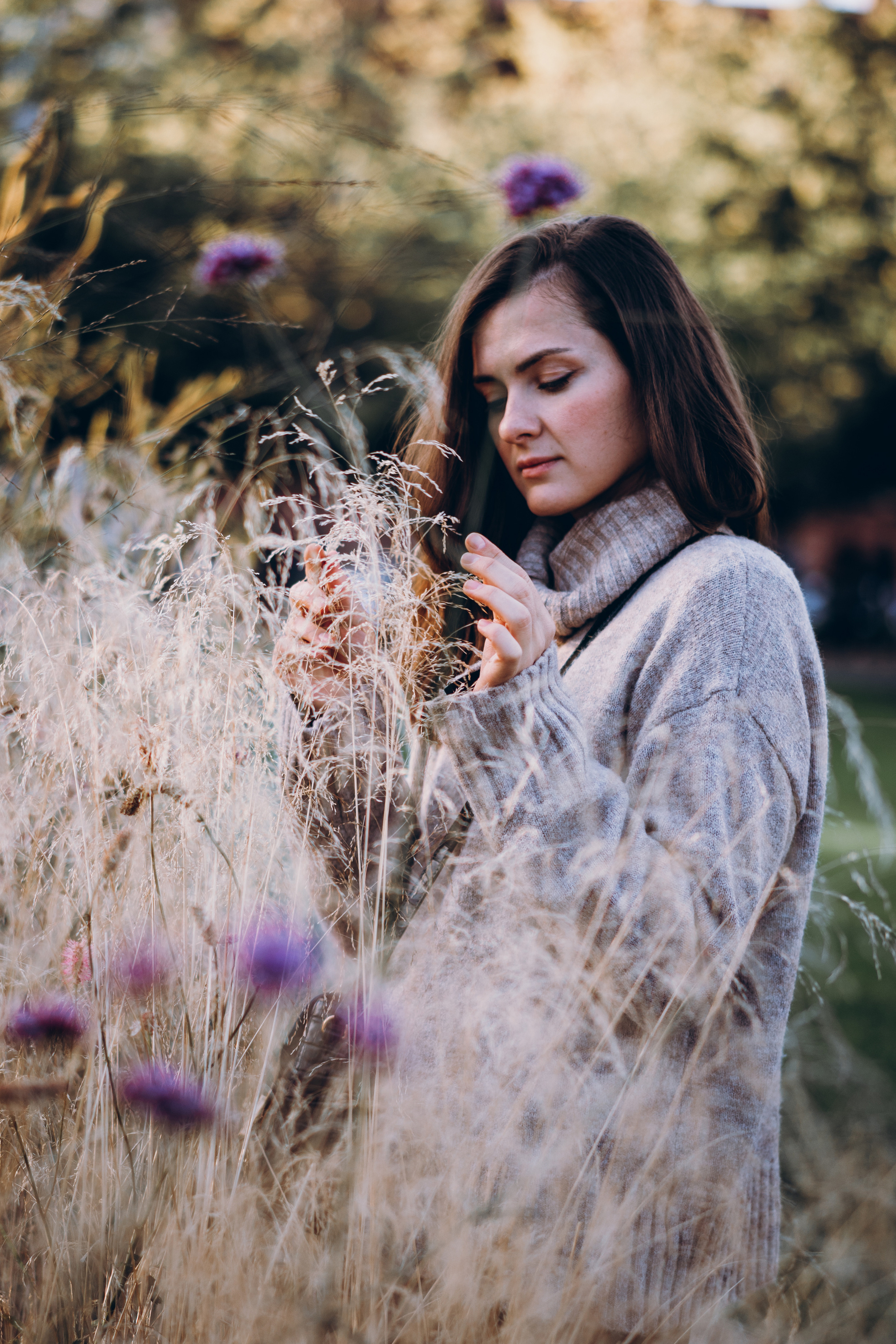 Катя и травы. Фотограф в Санкт-Петербурге Батурина Елена
