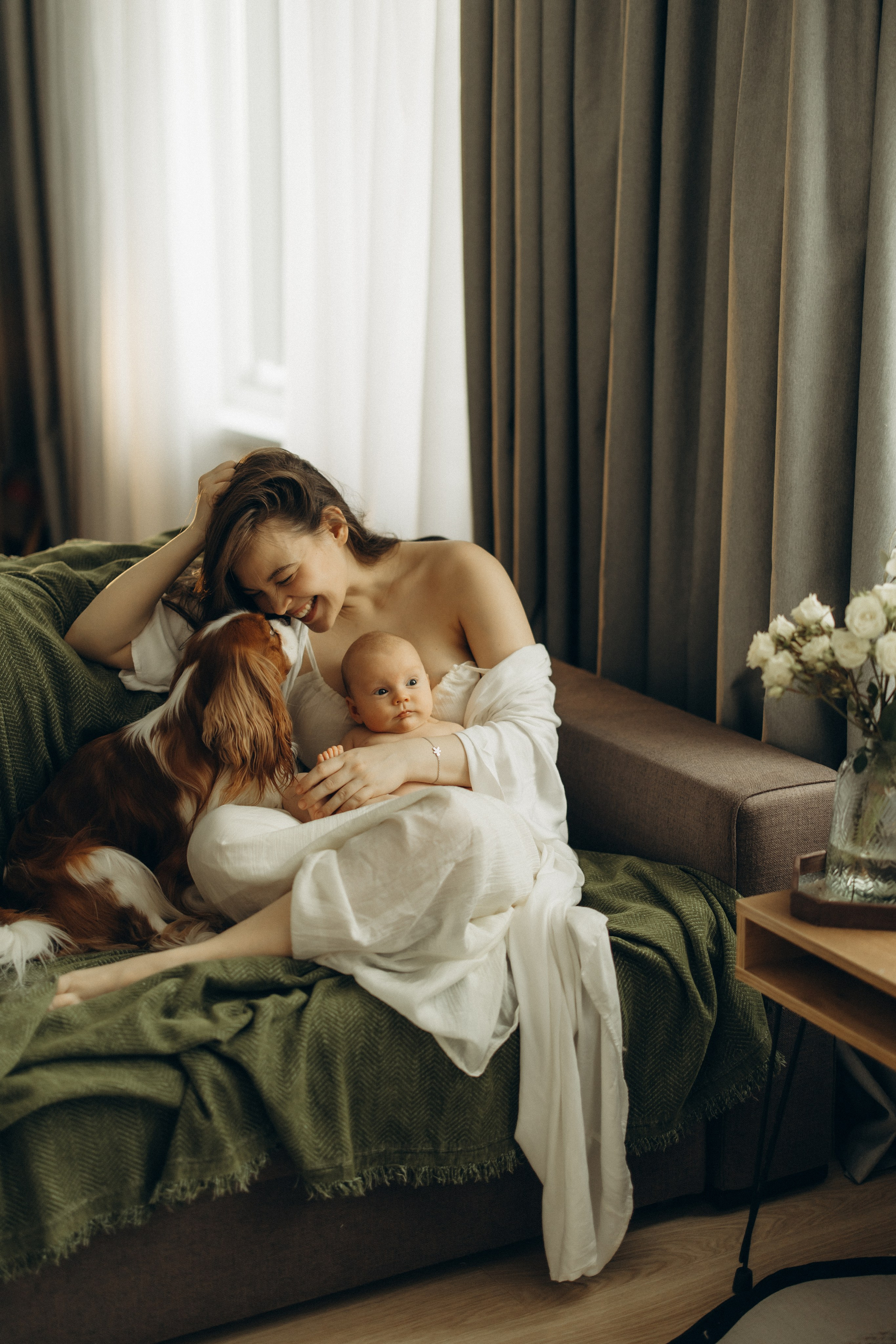 Аня, Ефим, Лимон. Семейный фотограф Оля Гладченко