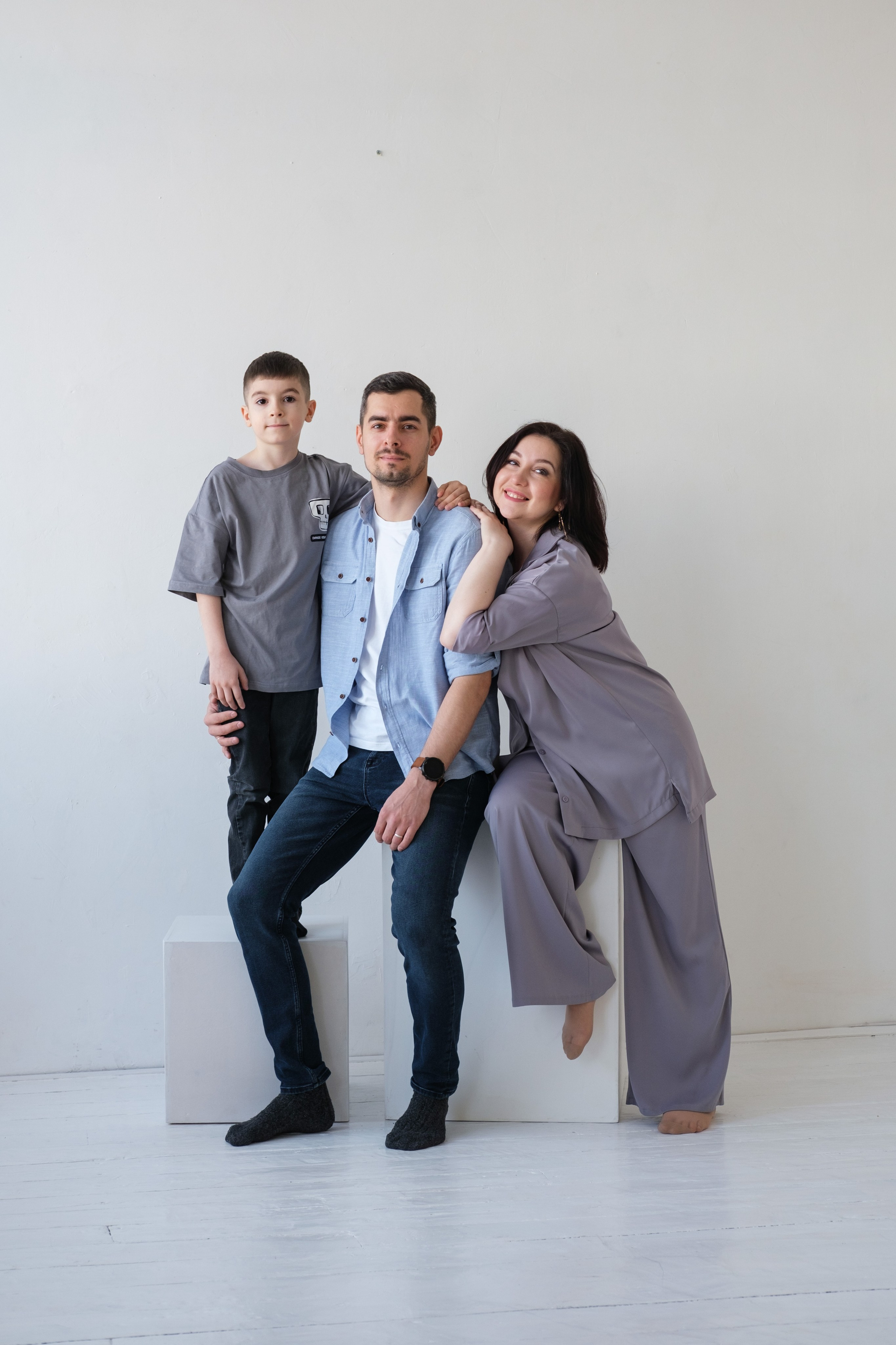 Семён, Кристина, Андрюша. Фотограф Евгения Войко Тюмень