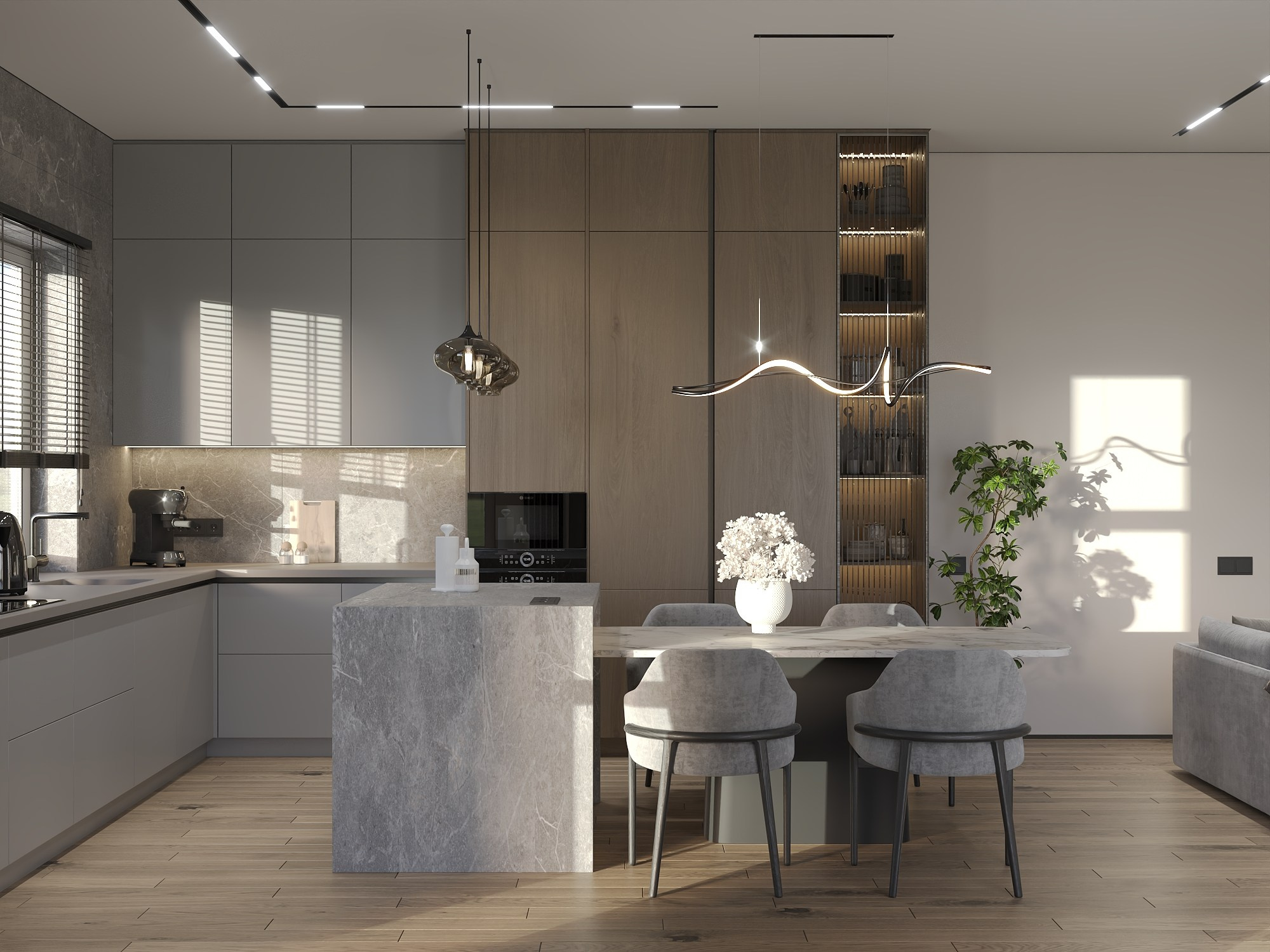 Загородный поселок Барышево 135,4 м². БК студия дизайна интерьера