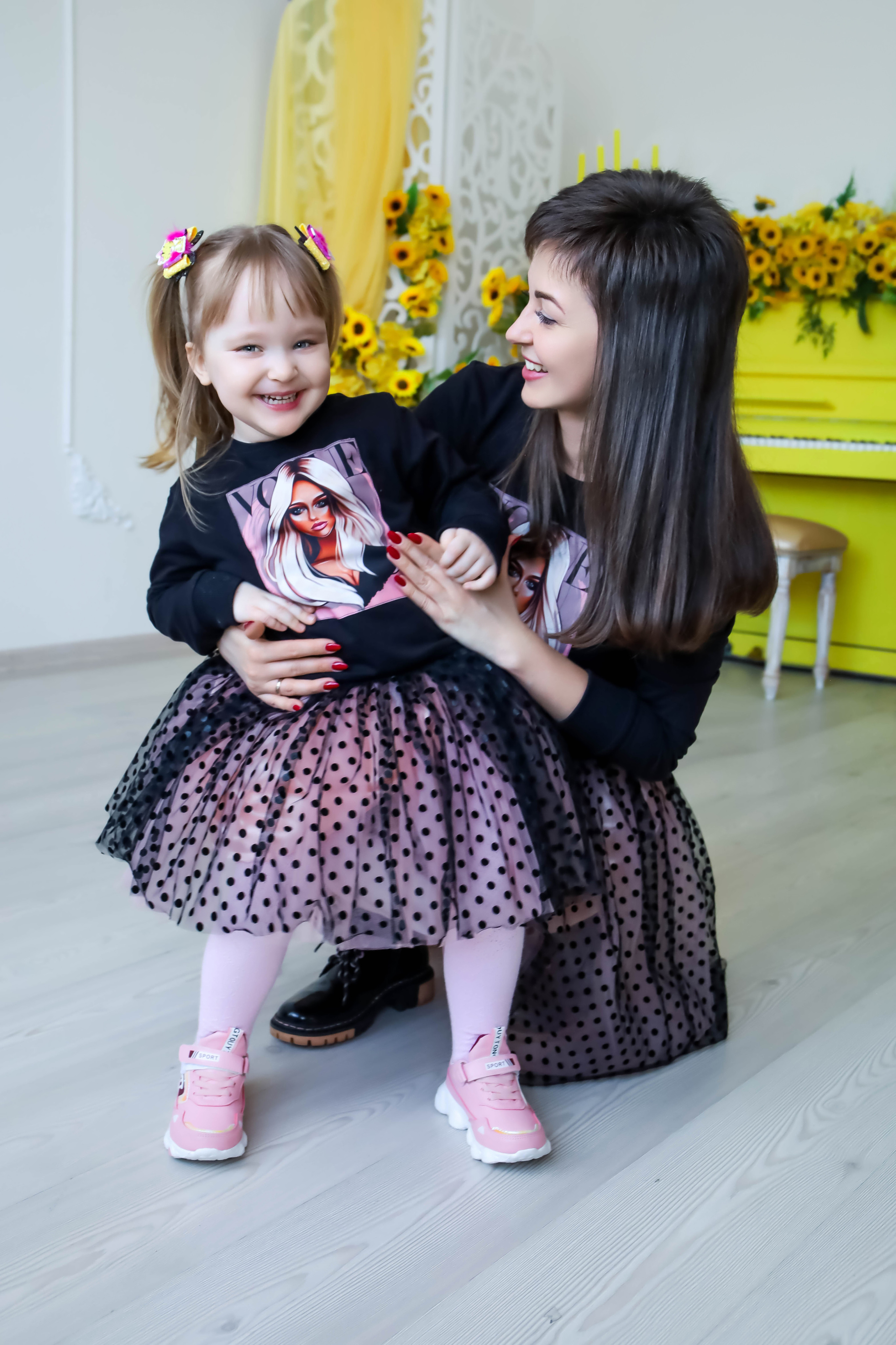 Вероника с семьей