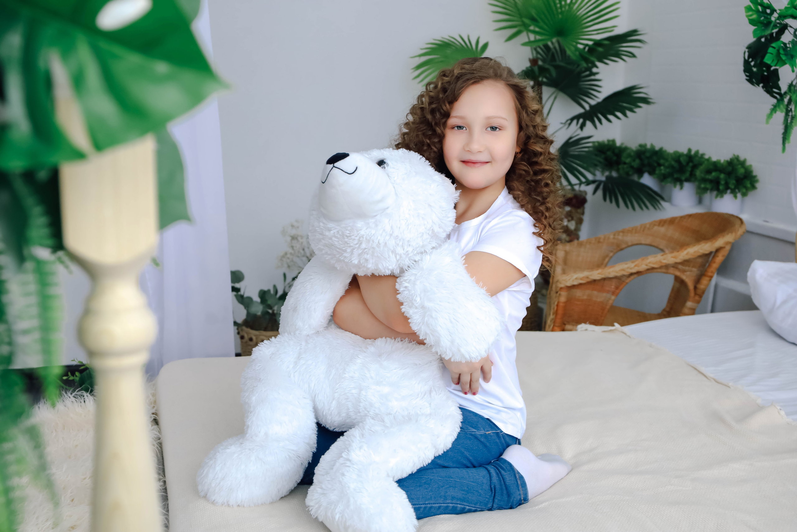 Гульфия с семьей