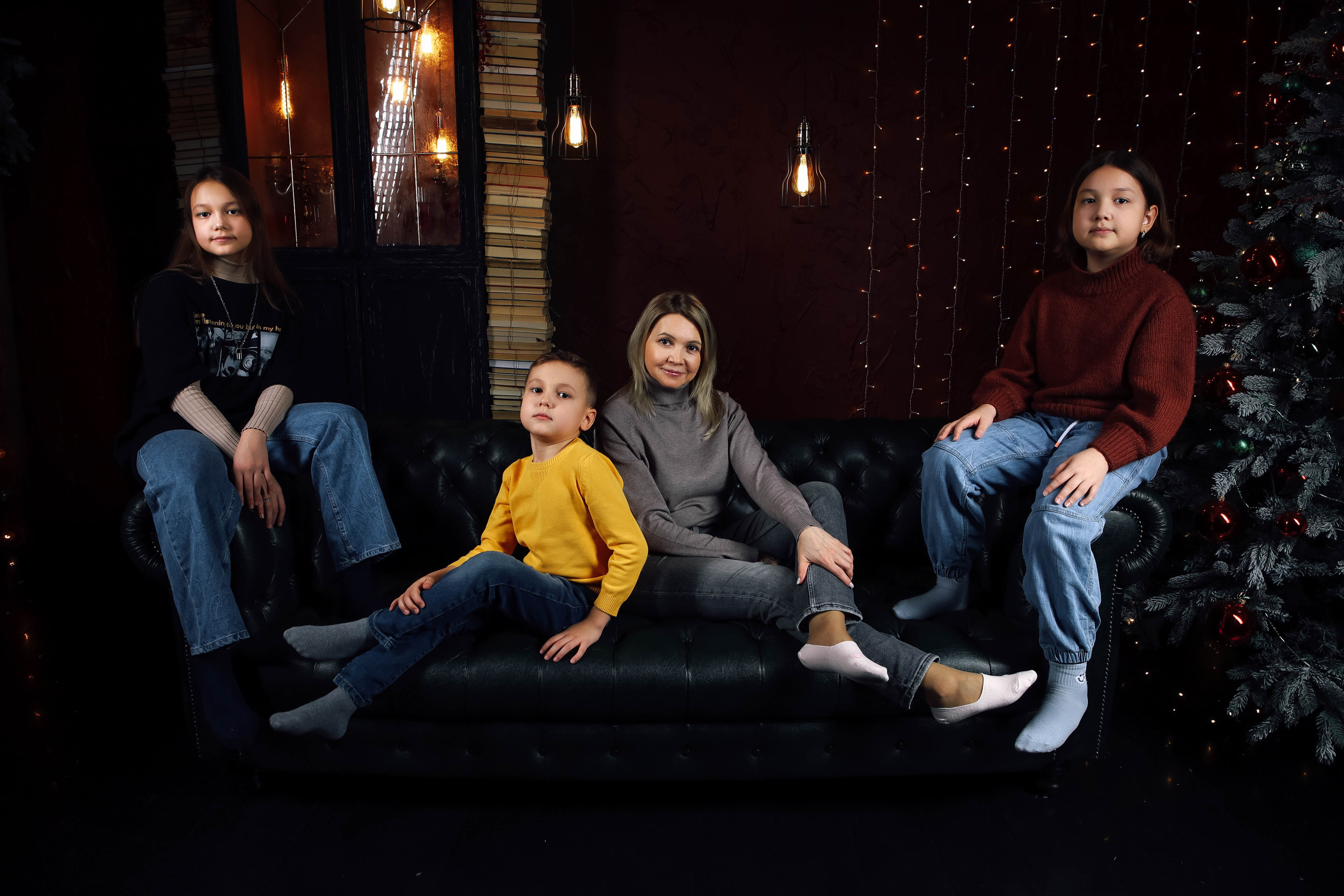 Гузель с детьми