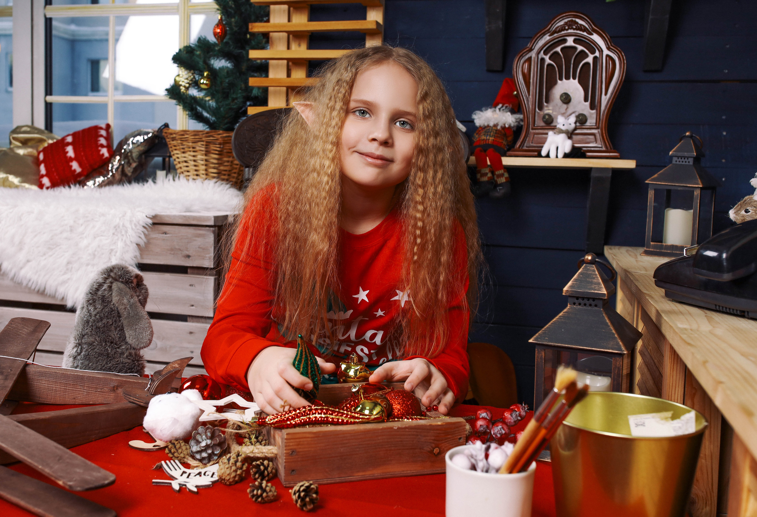 Наталья с семьей.Новогодняя 2022