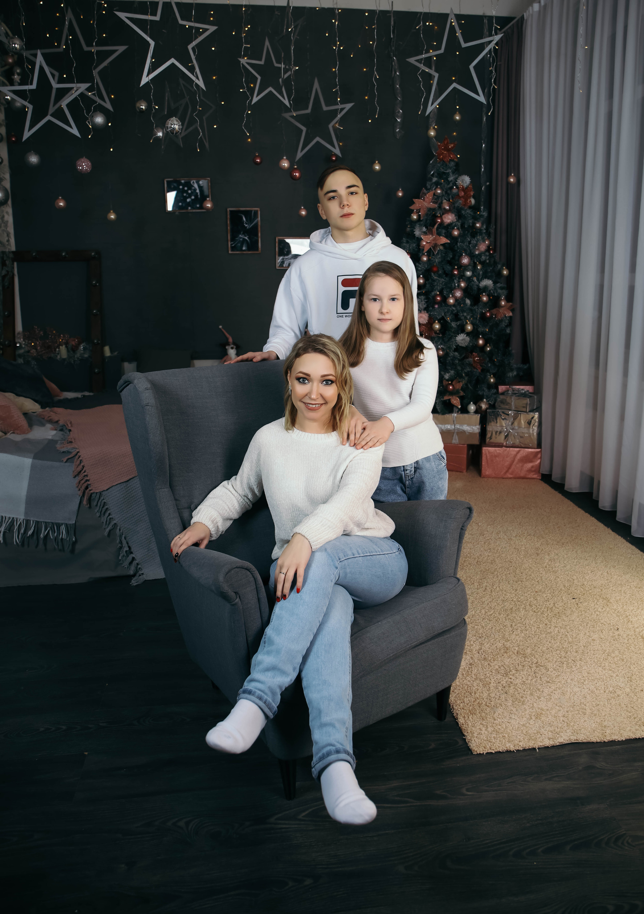 Наталья с детьми