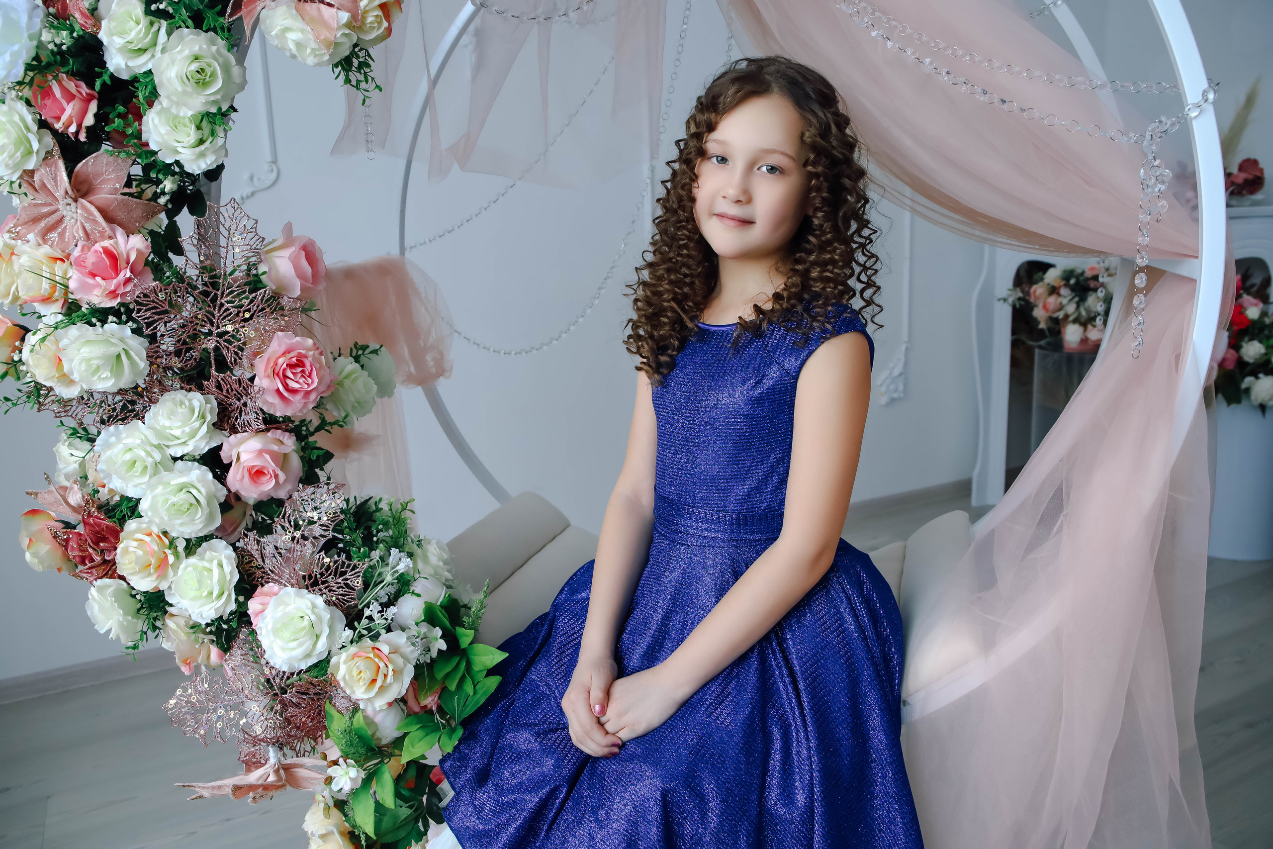 Гульфия с семьей