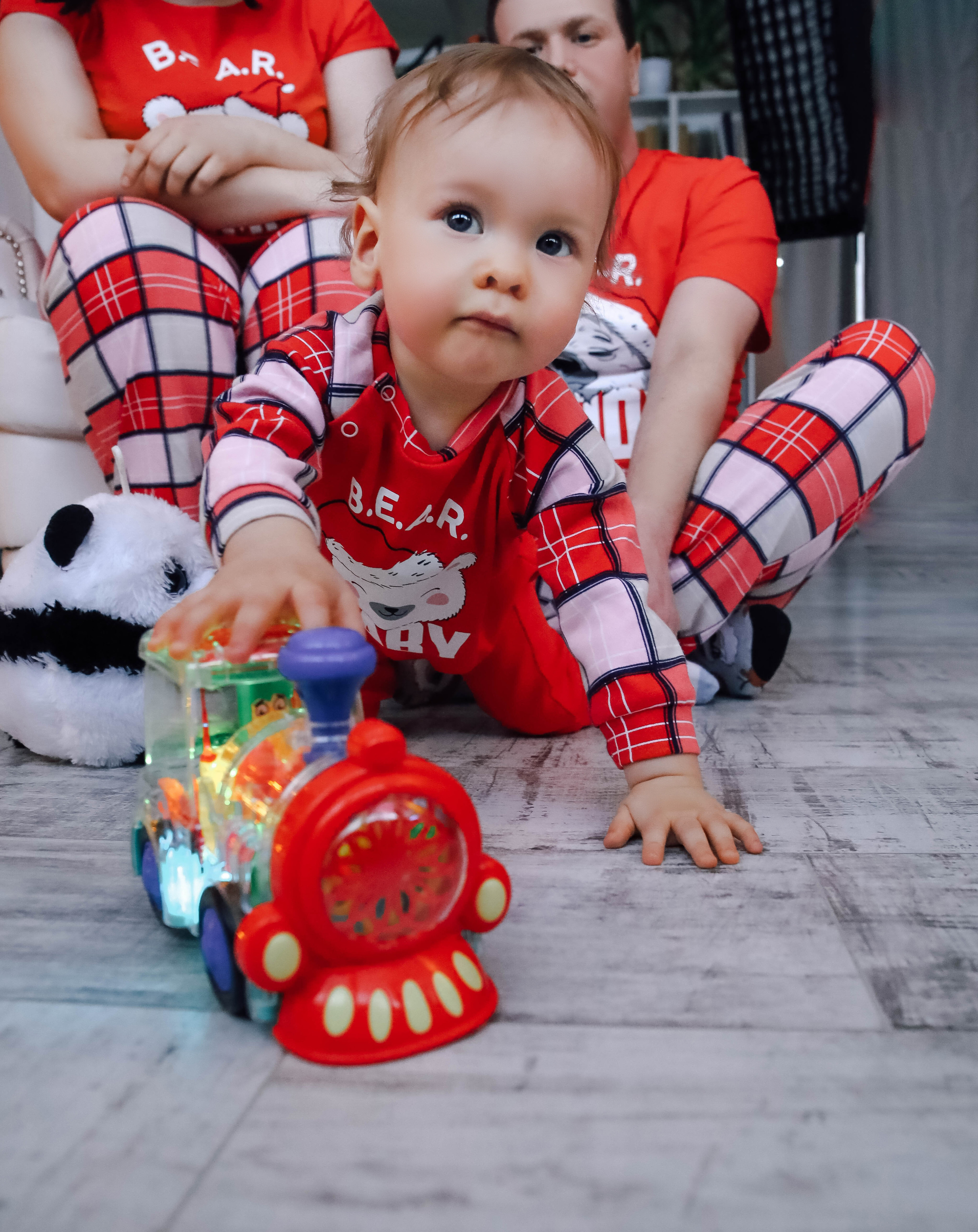 Анна с семьей.Новогодняя 2022