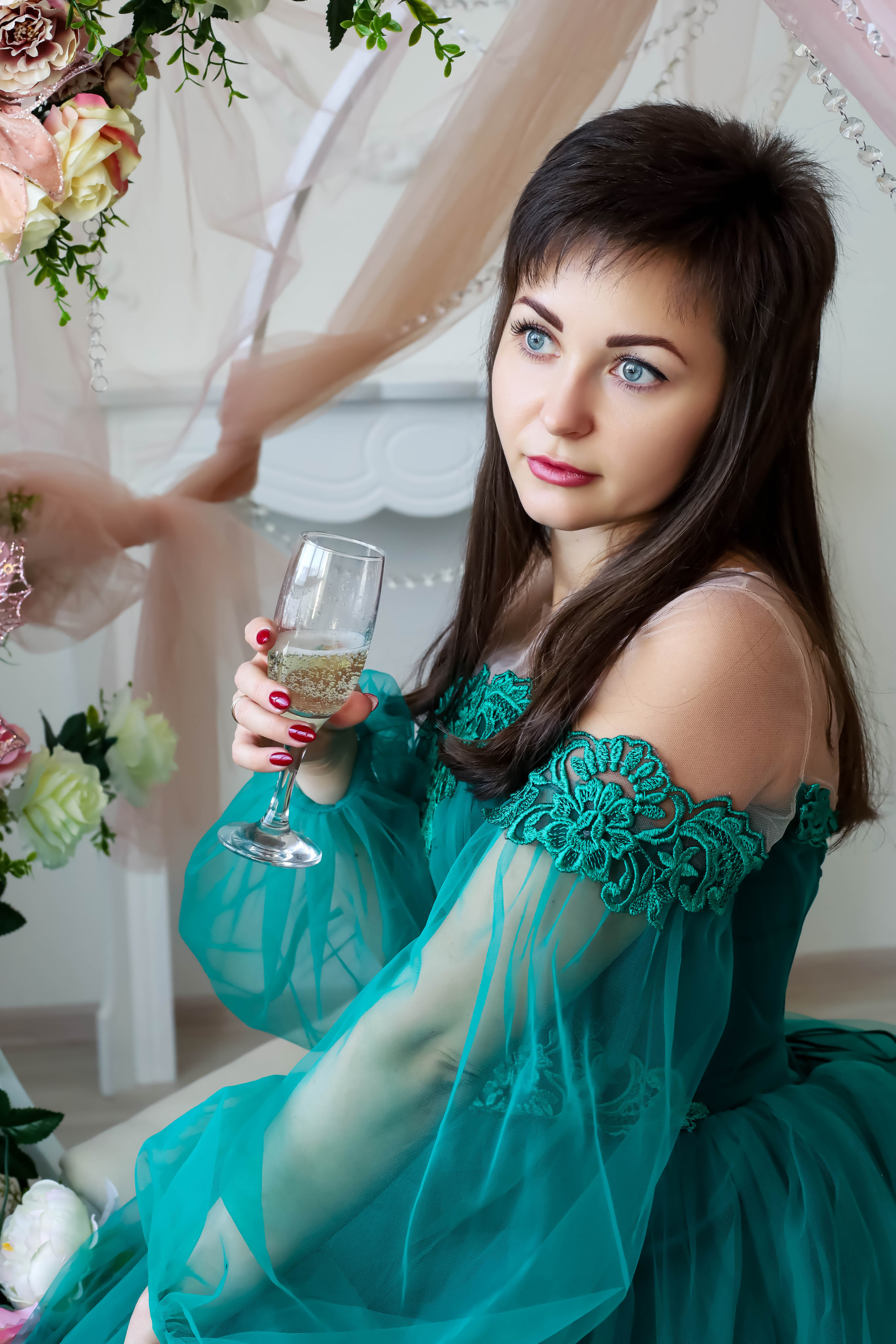 Вероника с семьей