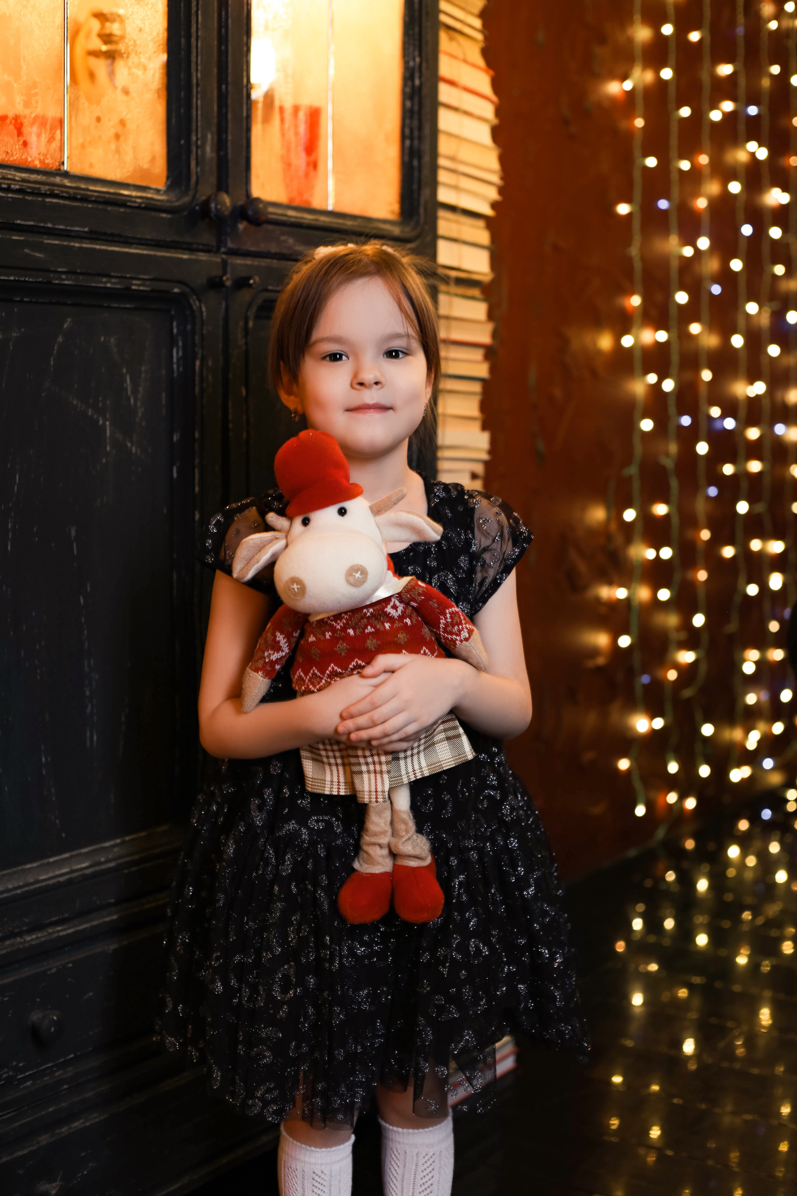 Анна с дочкой.Новогодняя 2022