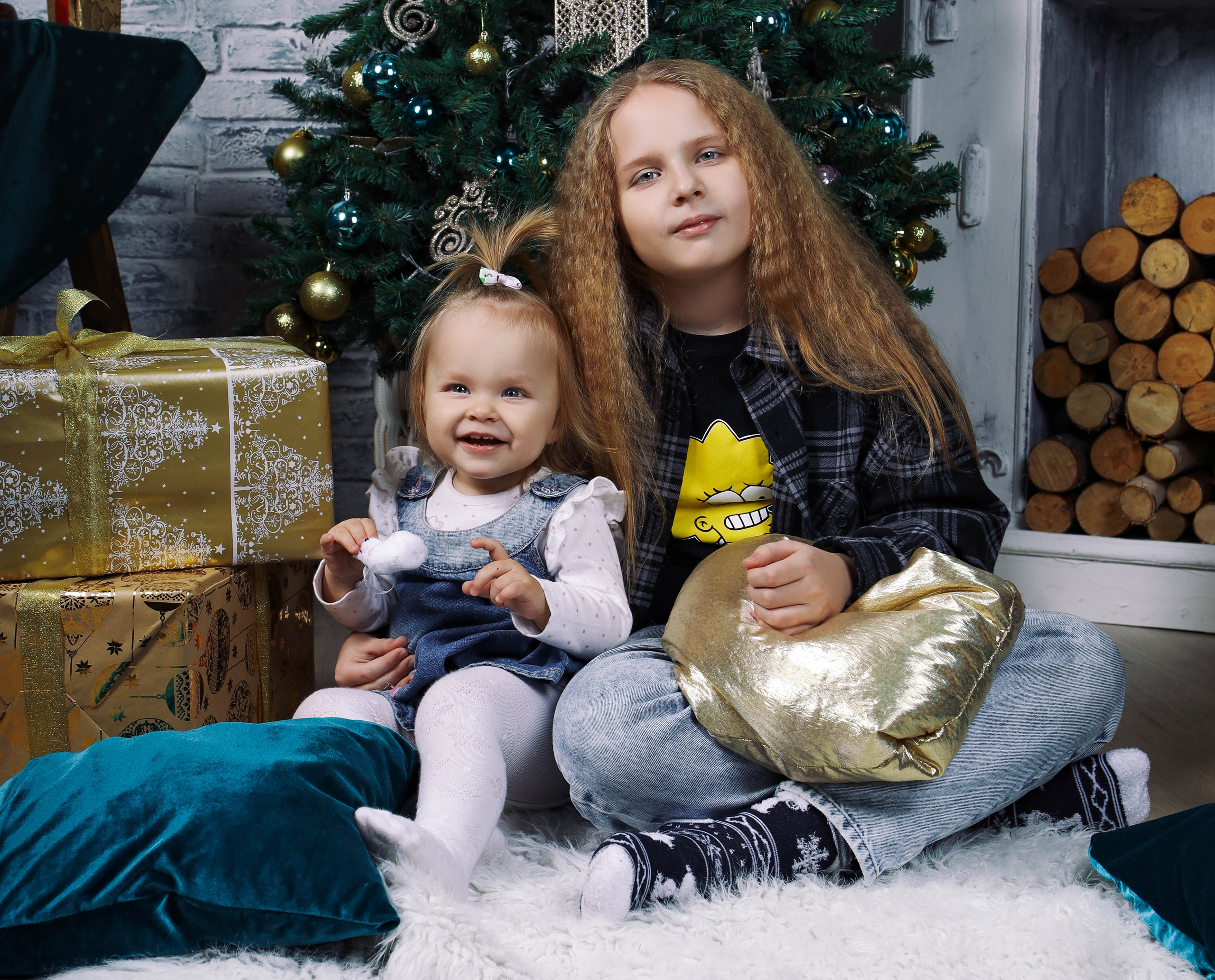 Наталья с семьей.Новогодняя 2022