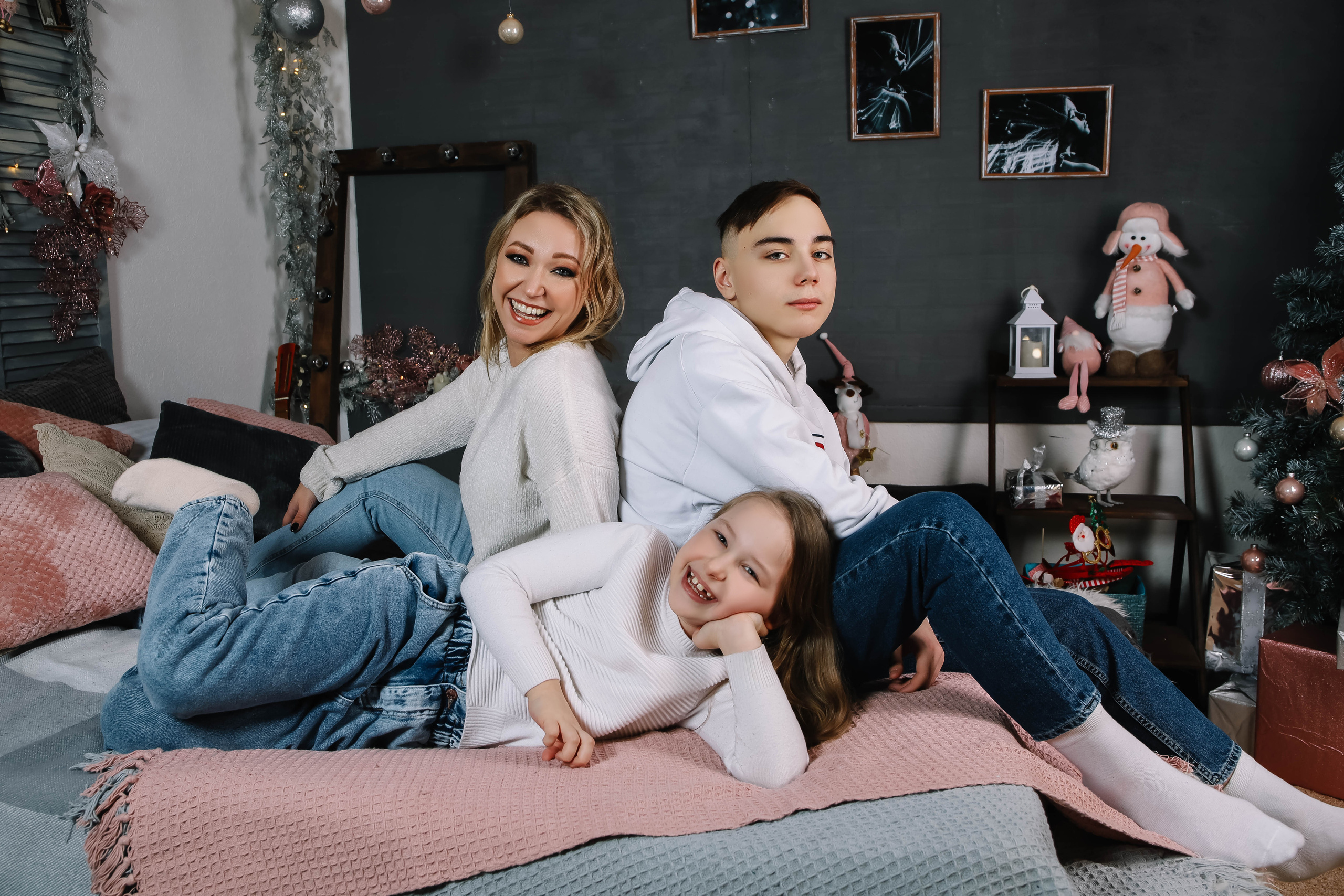 Наталья с детьми