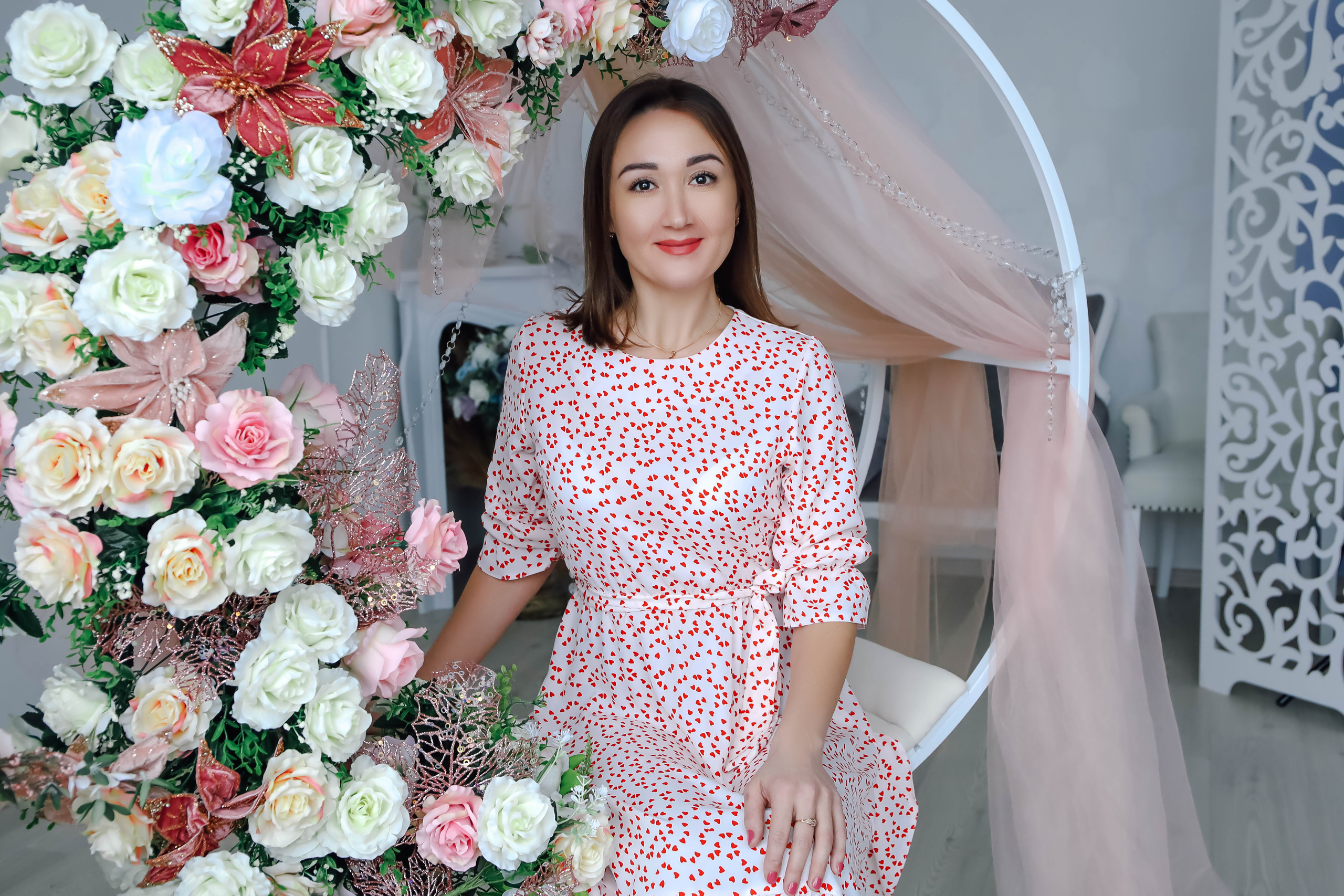 Гульфия с семьей