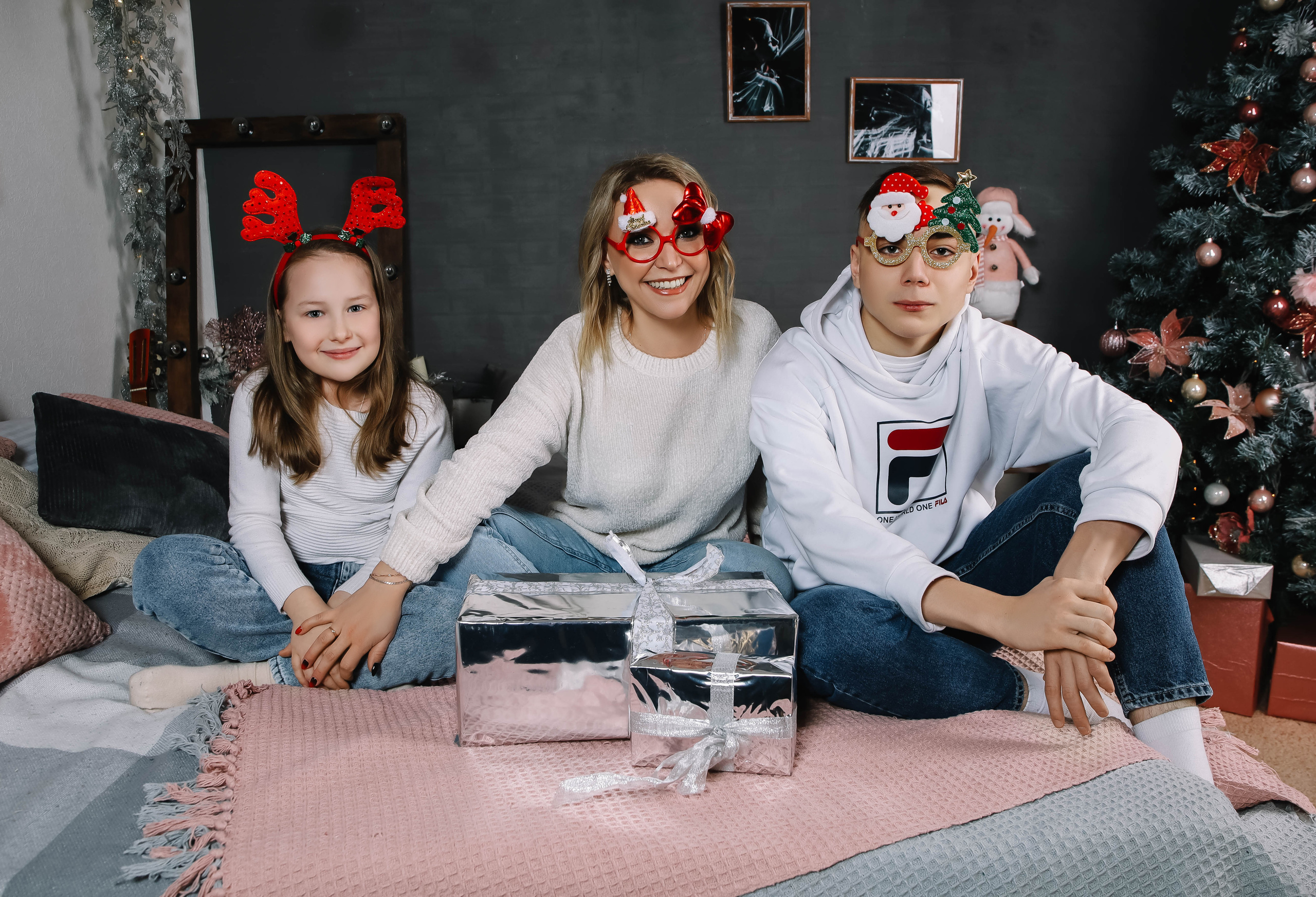 Наталья с детьми