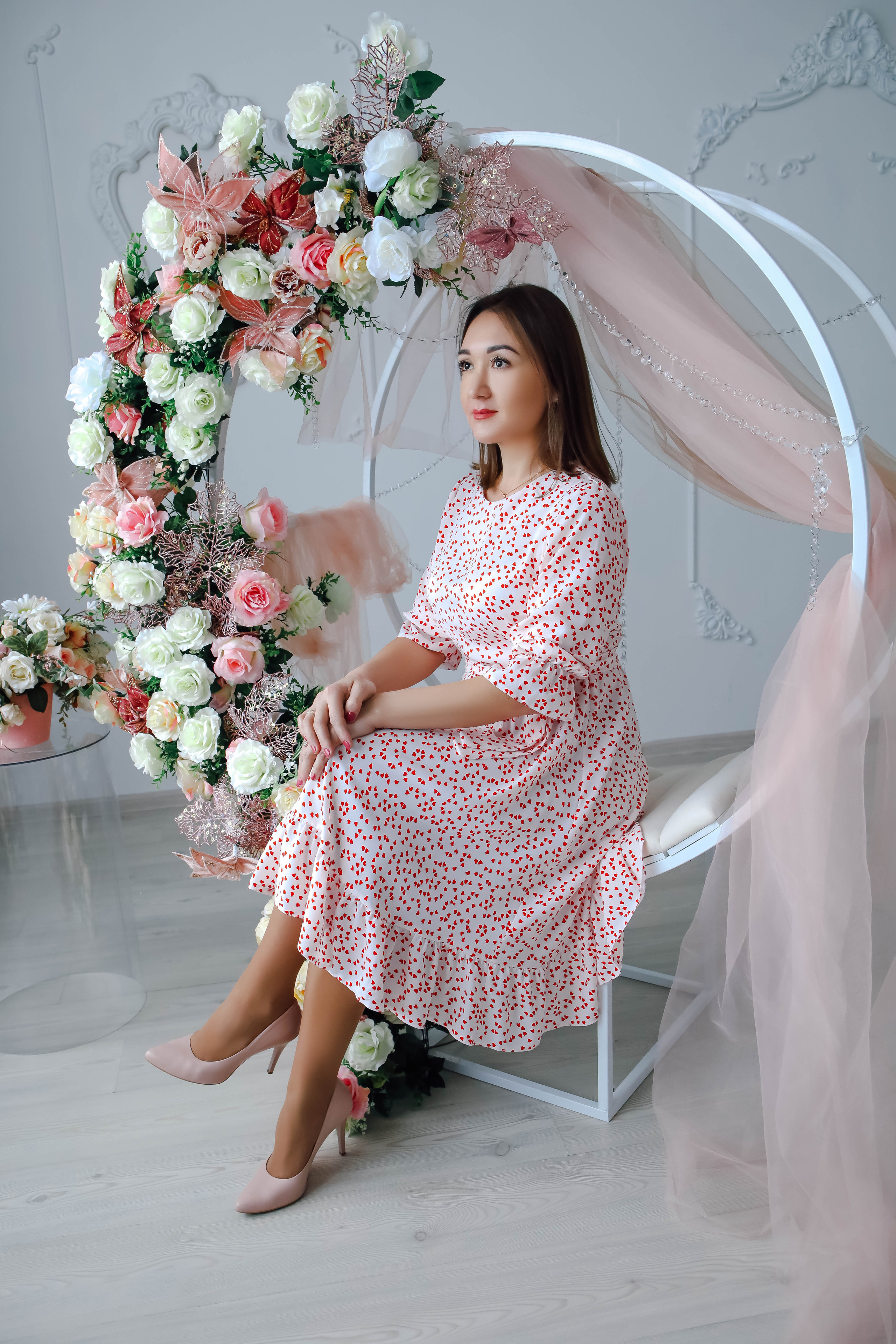 Гульфия с семьей