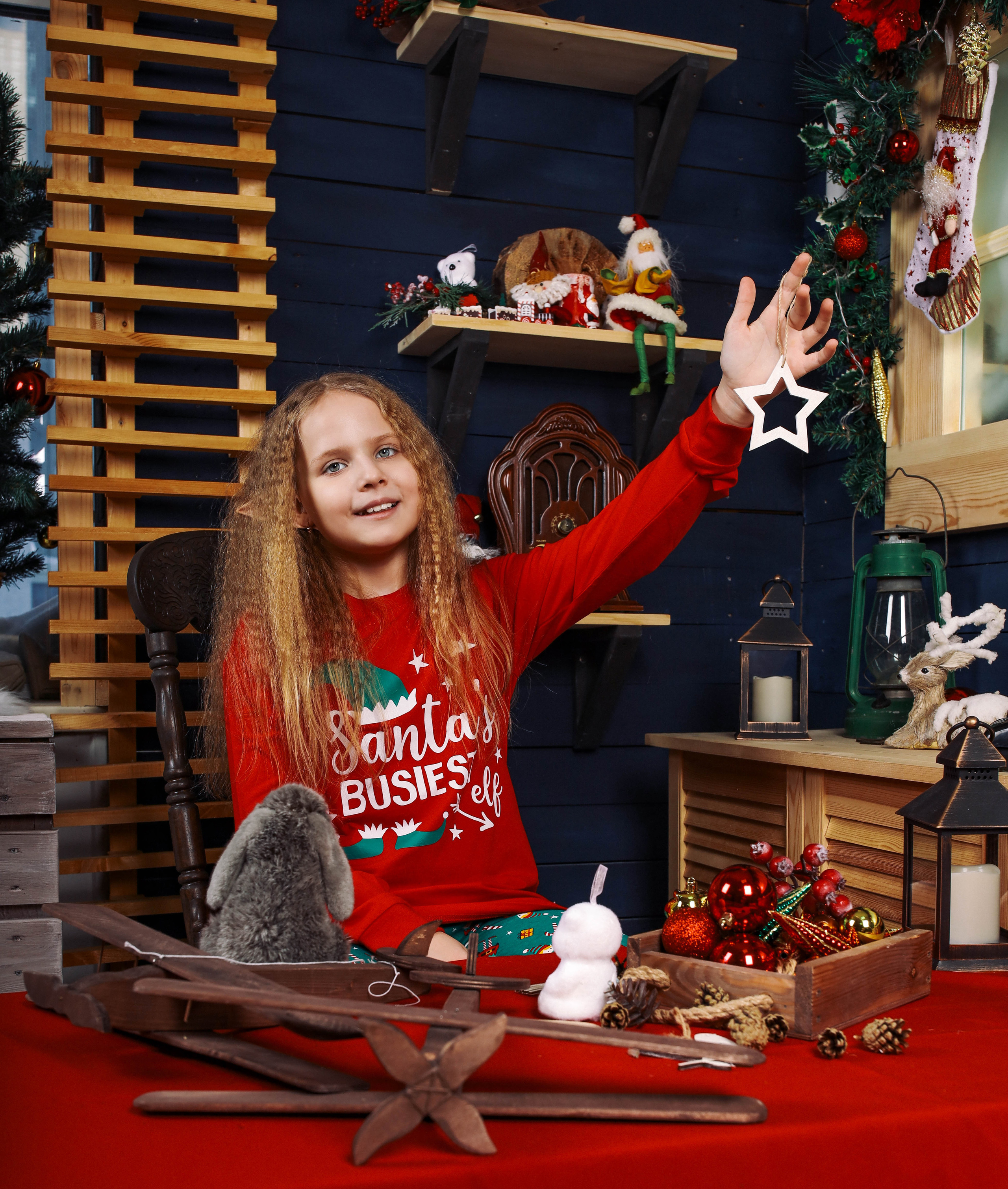 Наталья с семьей.Новогодняя 2022