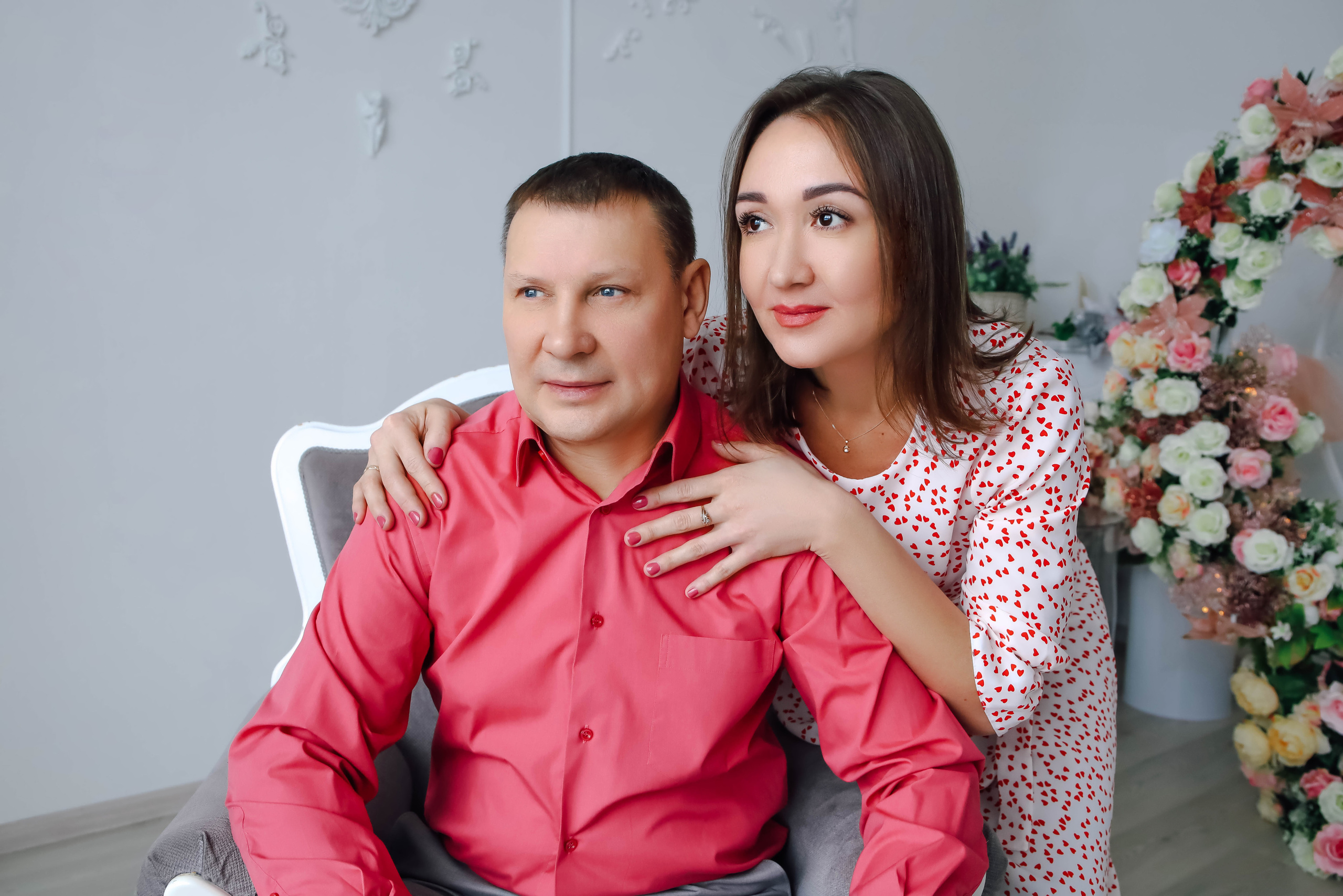 Гульфия с семьей