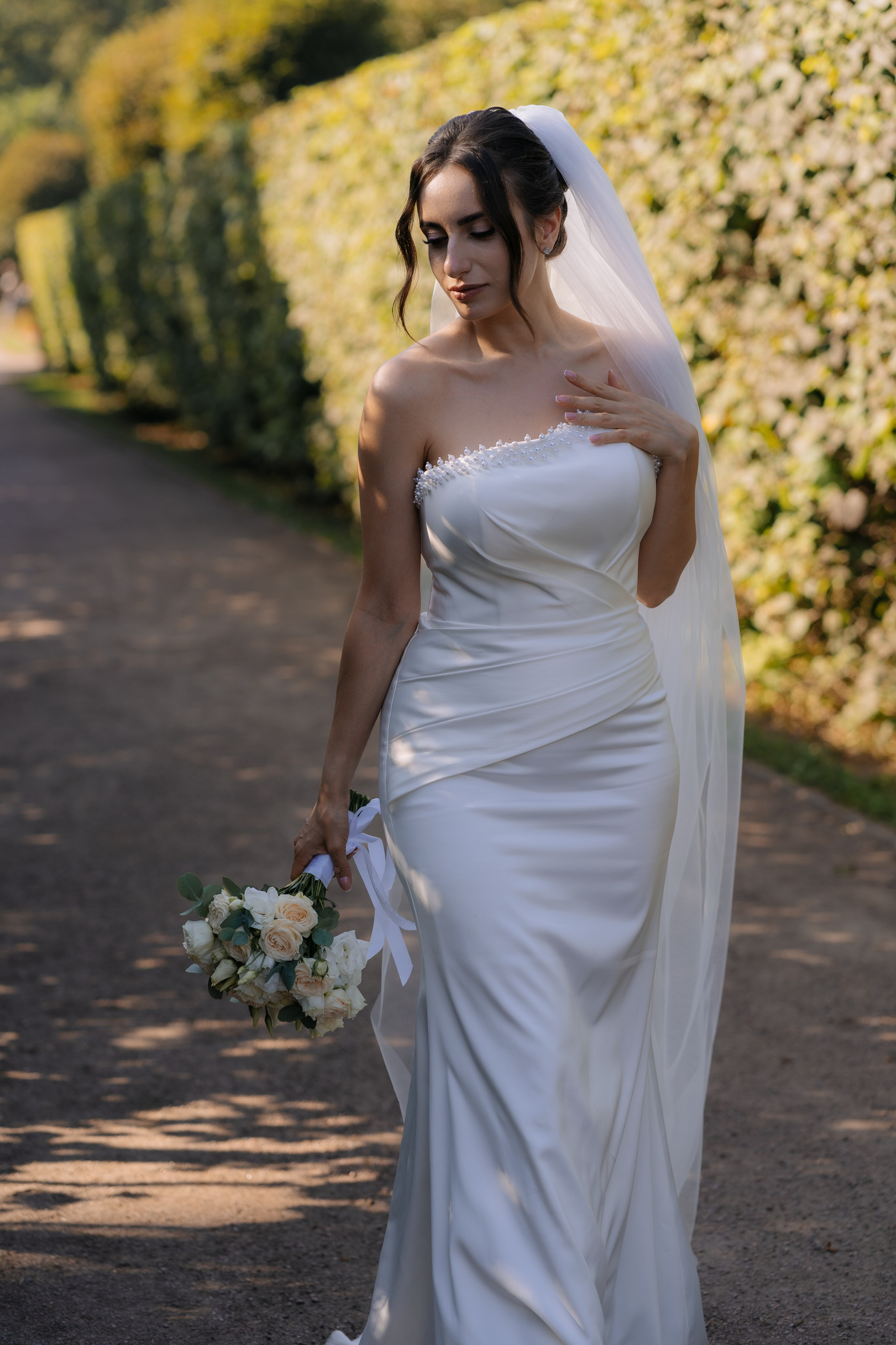 Свадебная фотосессия в Москве, парк Кусково. Свадебный фотограф в Москве Анна Полушина