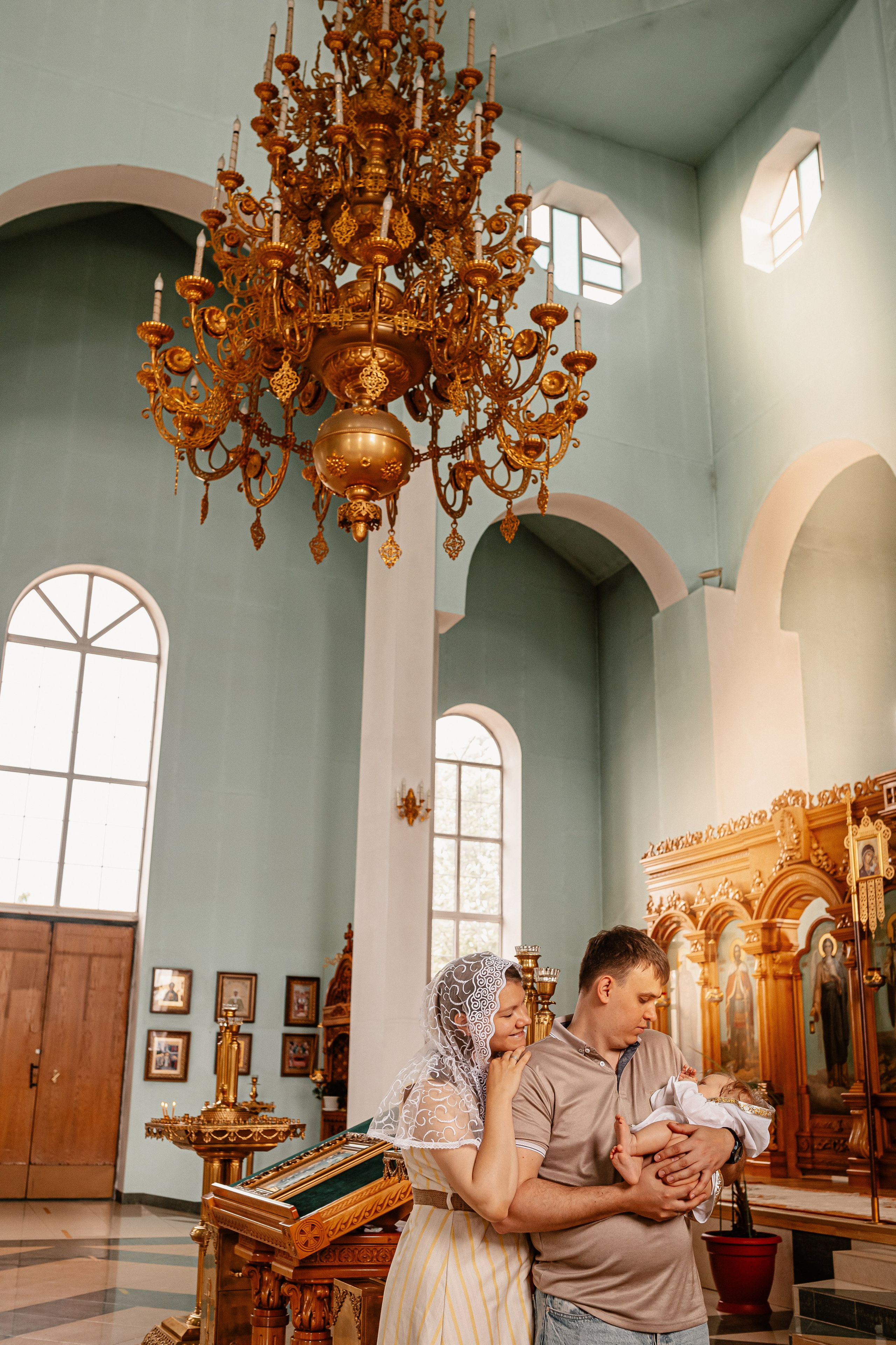 Крещение в Кропоткине. Свадебный фотограф Кропоткин Краснодар