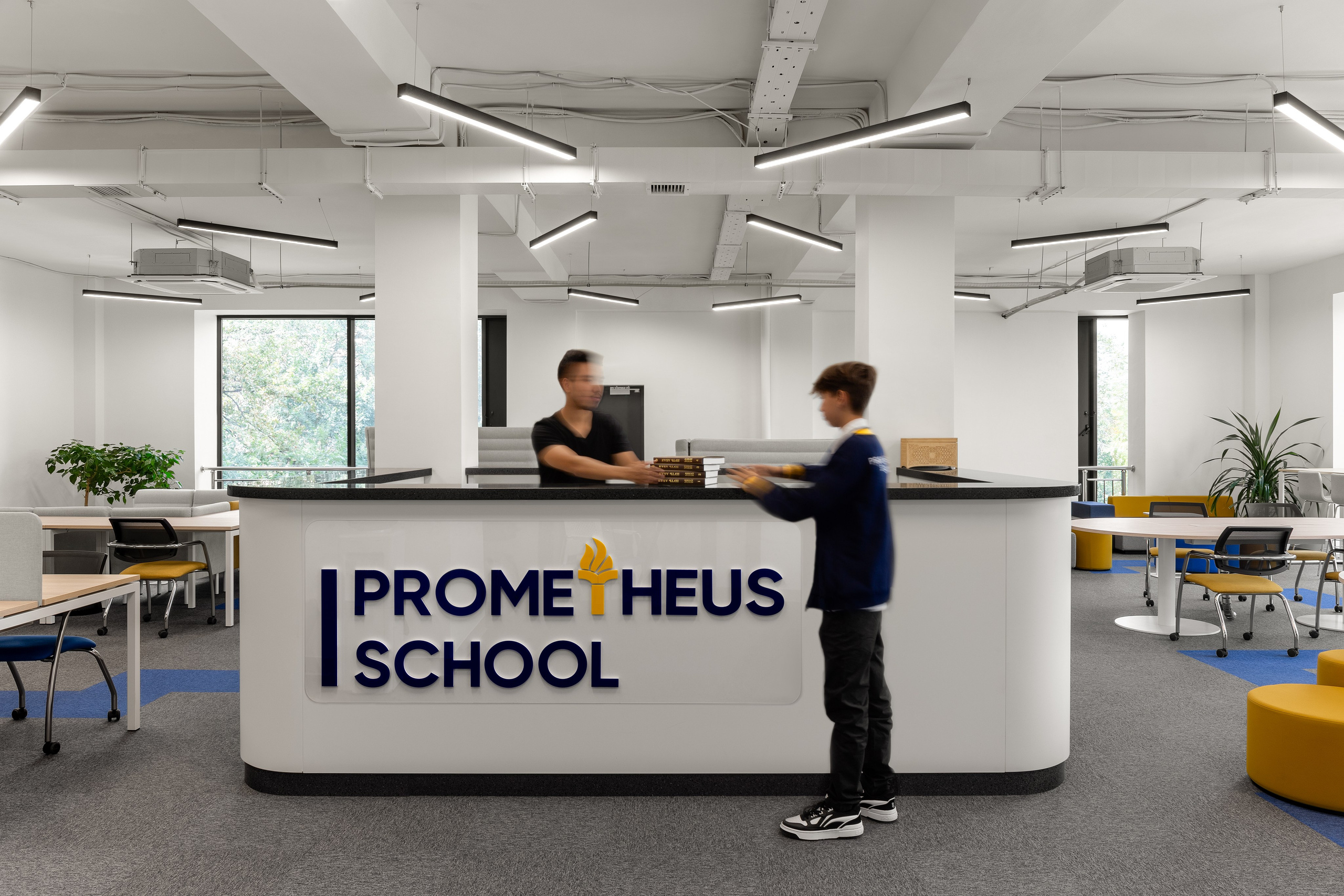 RS Group — Prometheus School. Roman Yakunin — interior photographer in Almaty, Kazakhstan