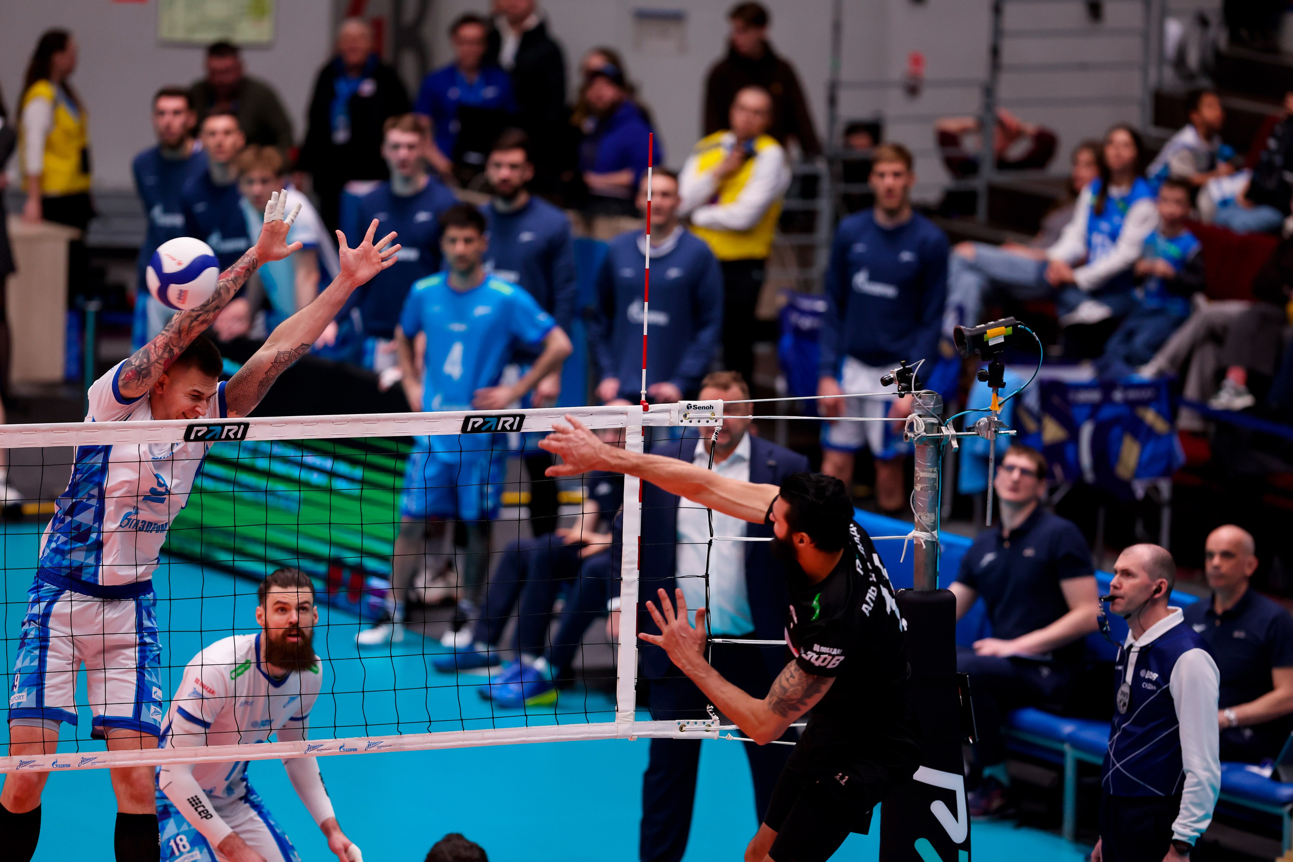 ВК Зенит — ВК Белогорье 08.04.2025. Спортивный и репортажный фотограф Антон Тереханов