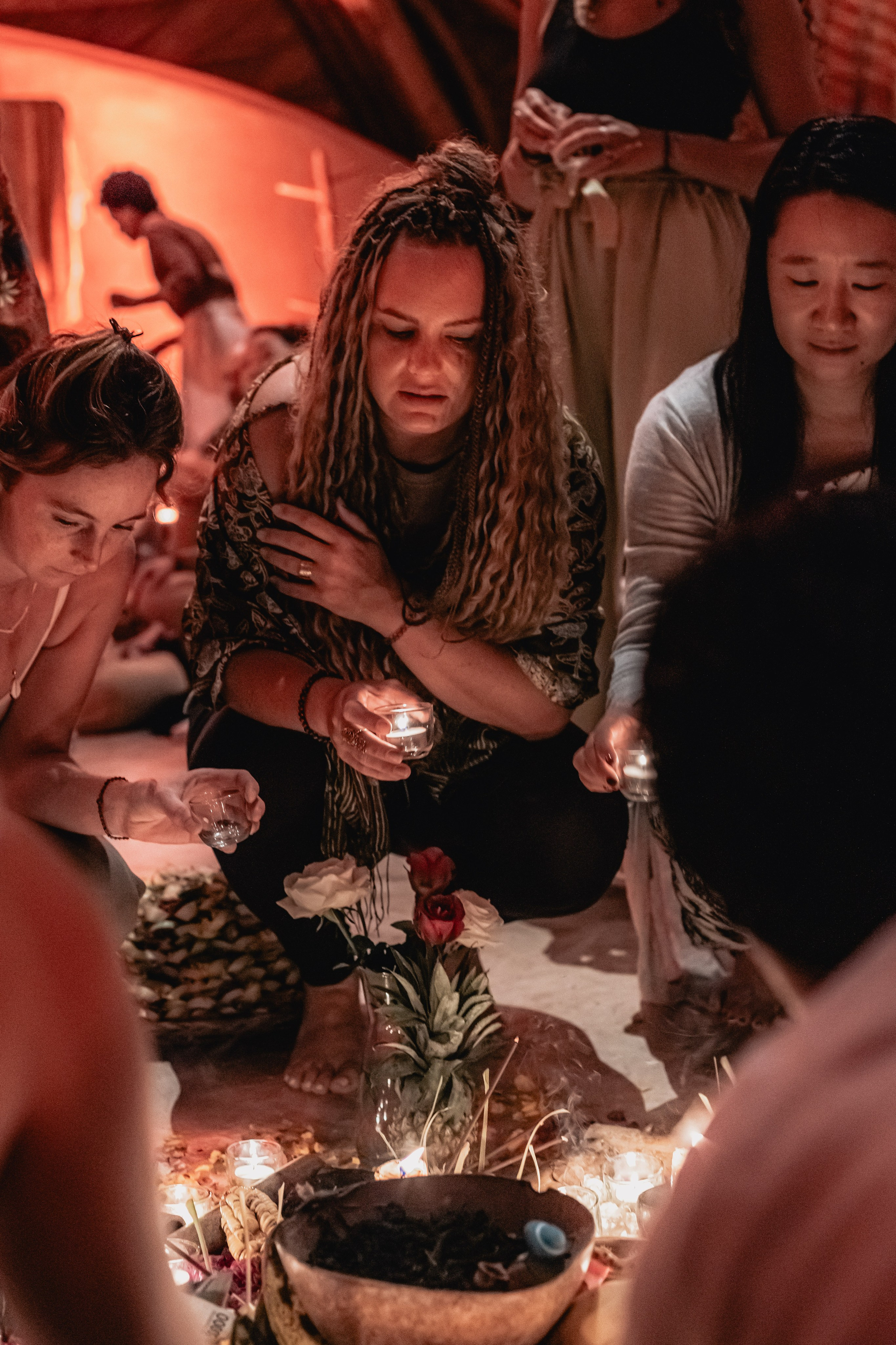 Cacao ceremony Full moon jan w Juan. Mariam Bagdasaryan