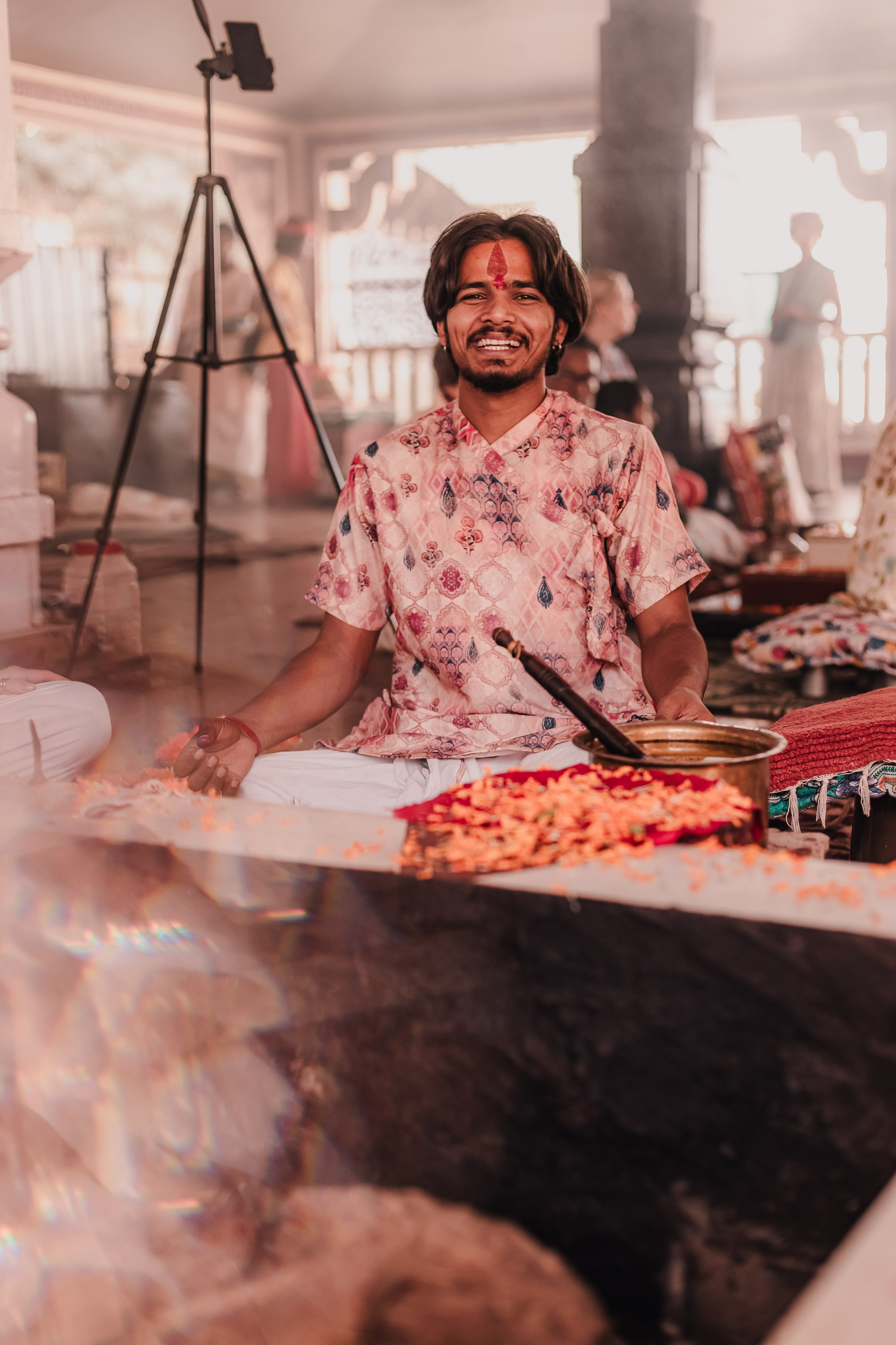 Navaratri yajna at Devraha Baba Ji ashram. Мариам Багдасарян